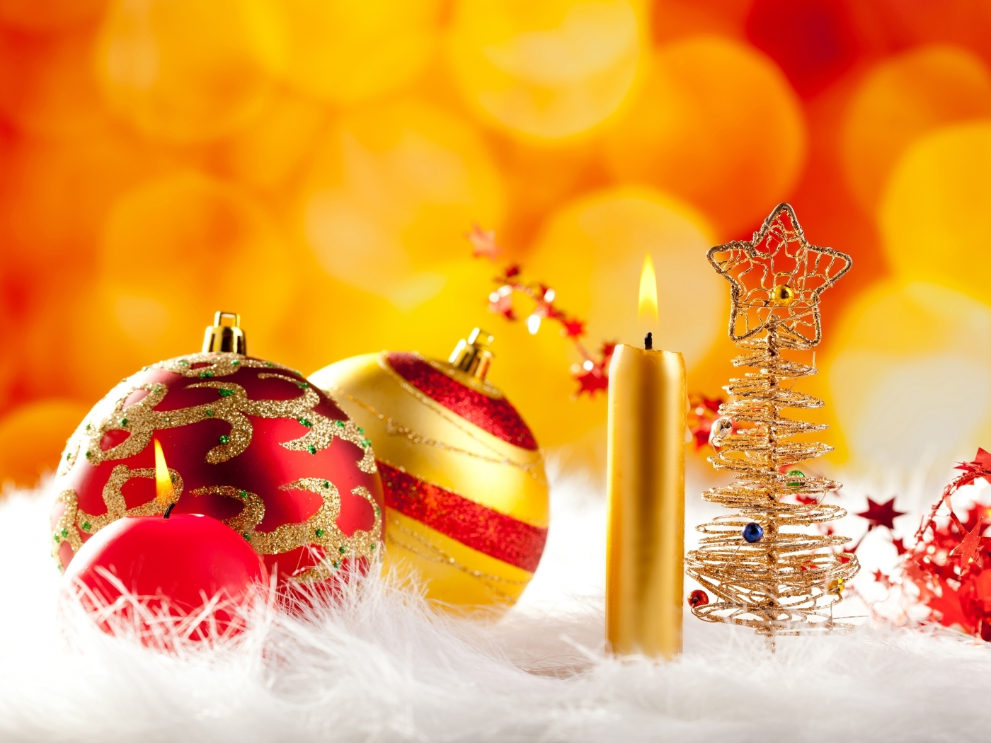 holidays, new year, christmas xmas, candles, yellow