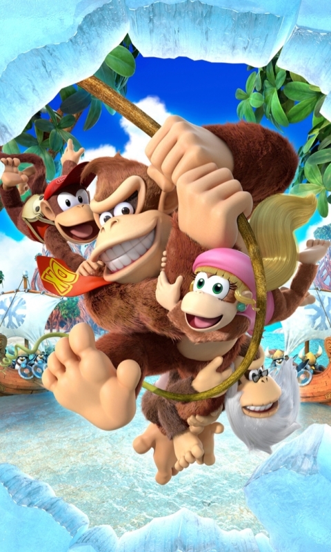 video game, donkey kong country: tropical freeze, donkey kong