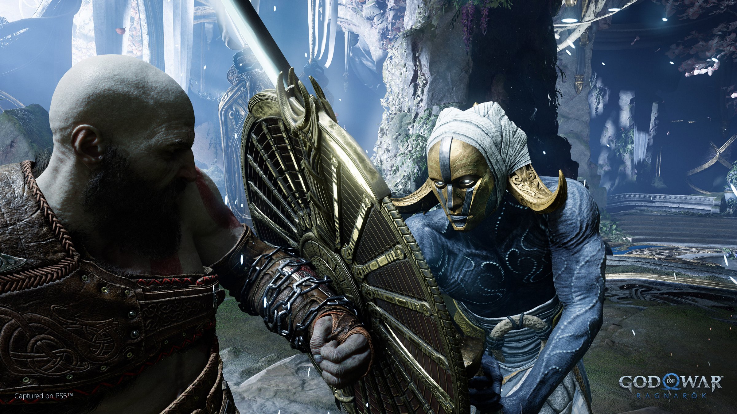 1041131 descargar fondo de pantalla god of war: ragnarök, videojuego, kratos (dios de la guerra): protectores de pantalla e imágenes gratis
