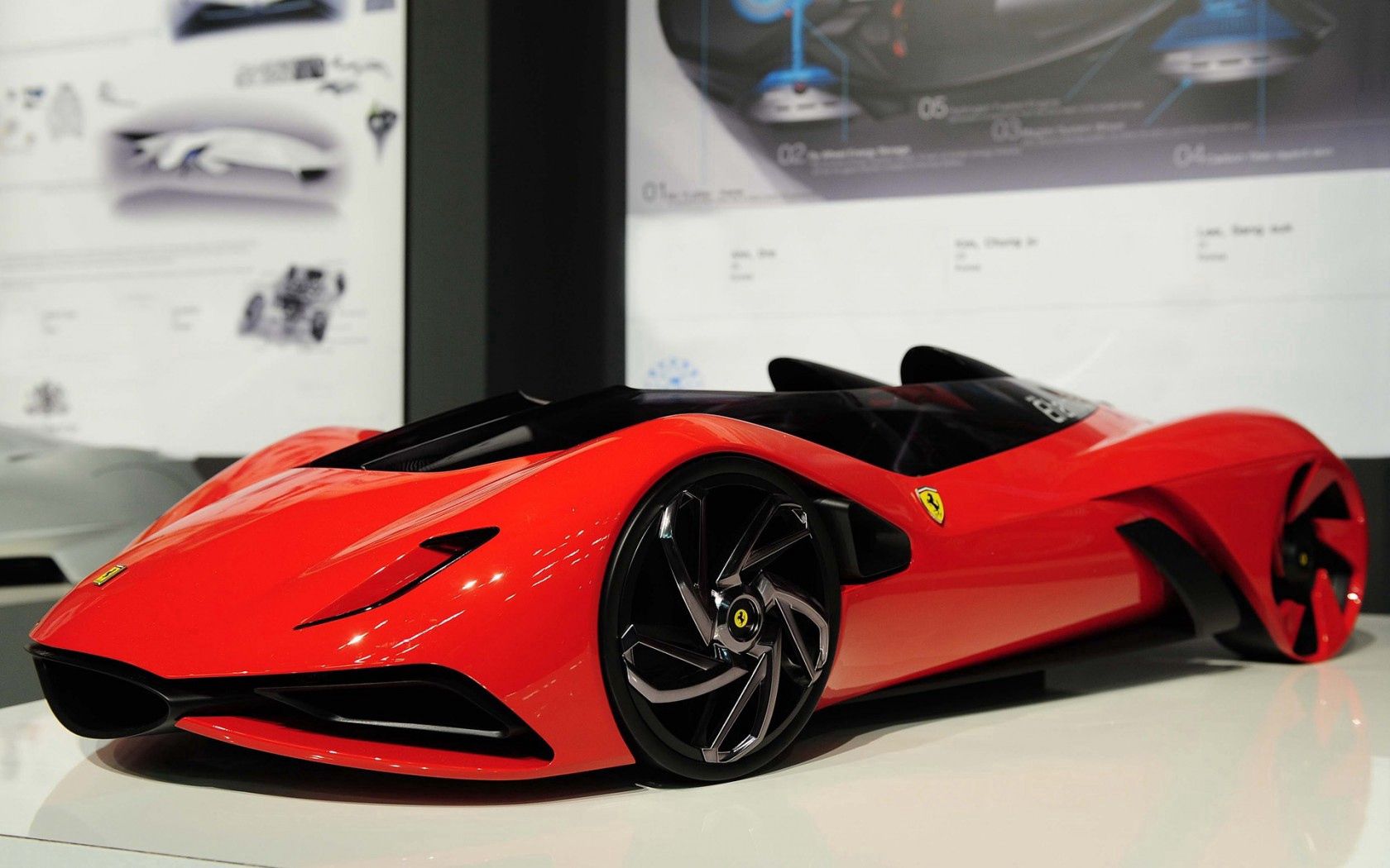 Laden Sie das Cars, Modell, Ferrari-Bild kostenlos auf Ihren PC-Desktop herunter