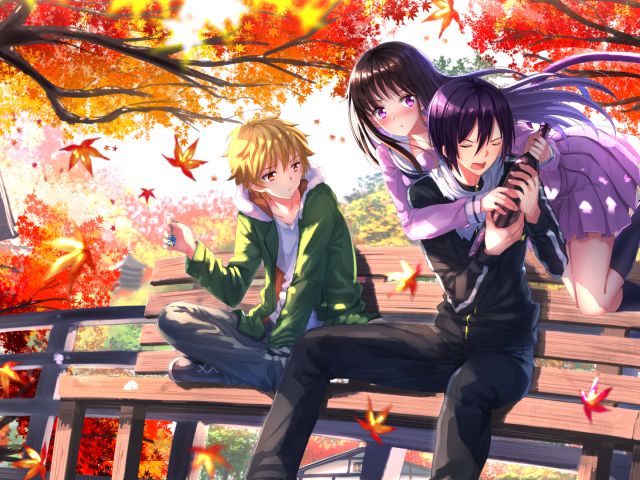 Free download wallpaper Anime, Yukine (Noragami), Noragami, Hiyori Iki, Yato (Noragami) on your PC desktop