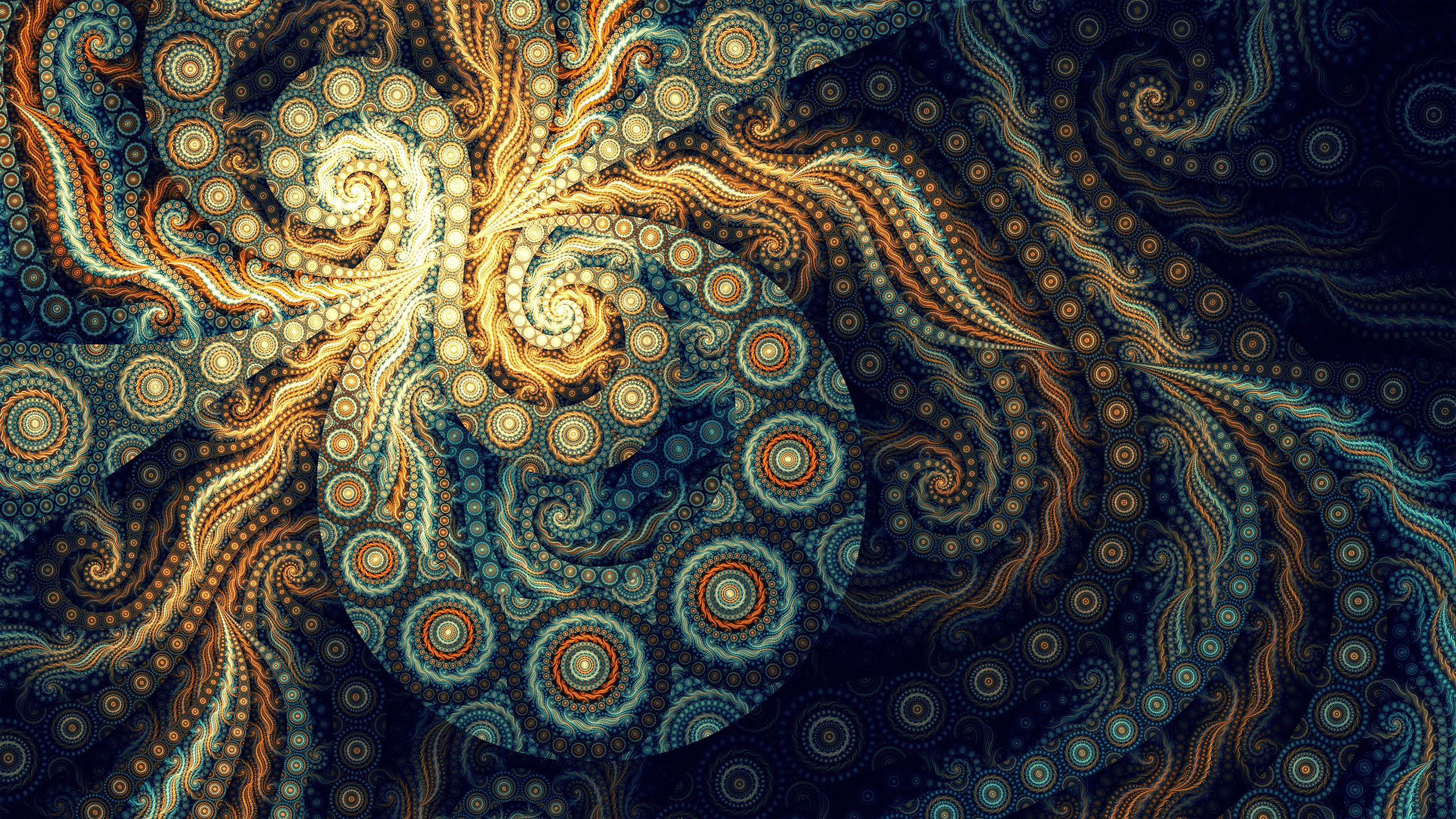 Download mobile wallpaper Abstract, Fractal, Swirl for free.