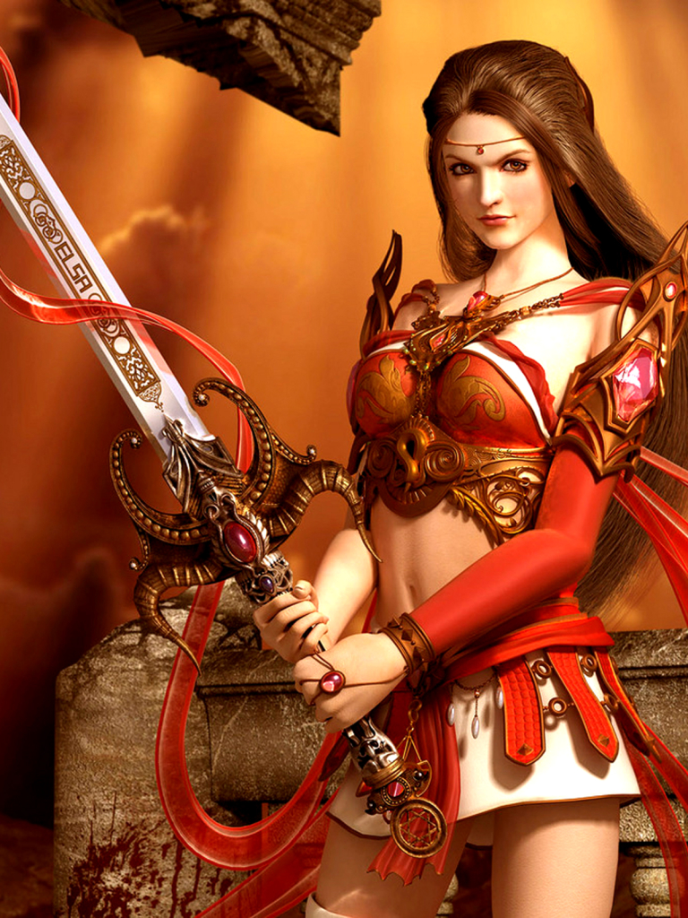 Download mobile wallpaper Fantasy, Women Warrior for free.