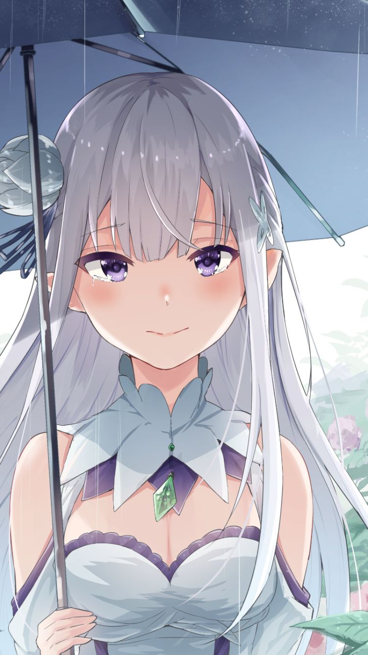 Descarga gratuita de fondo de pantalla para móvil de Animado, Emilia (Re:zero), Re:zero Comenzando La Vida En Otro Mundo.