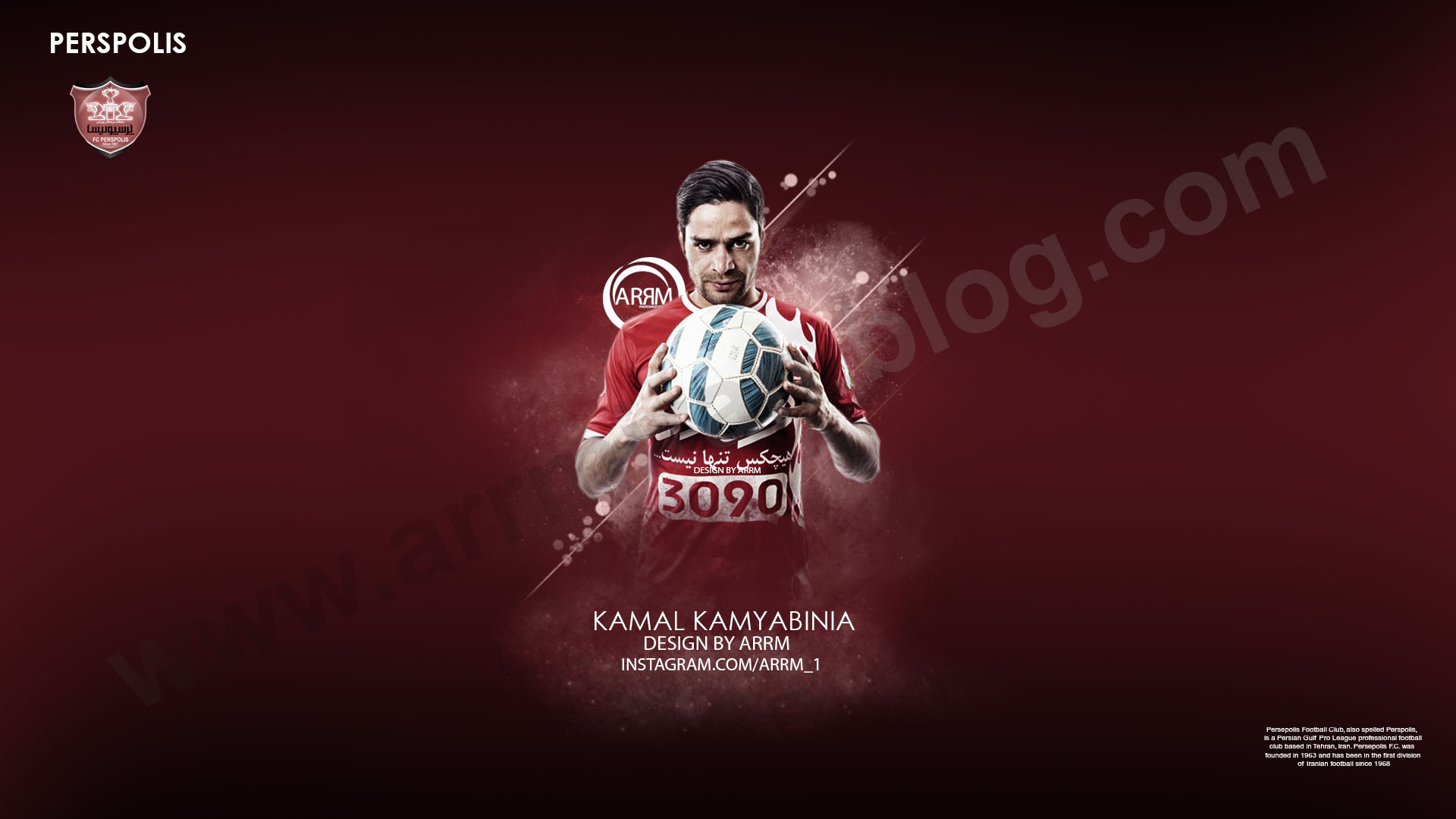 Handy-Wallpaper Sport, Fußball, Persepolis Fc, Kamal Kamjabinia kostenlos herunterladen.