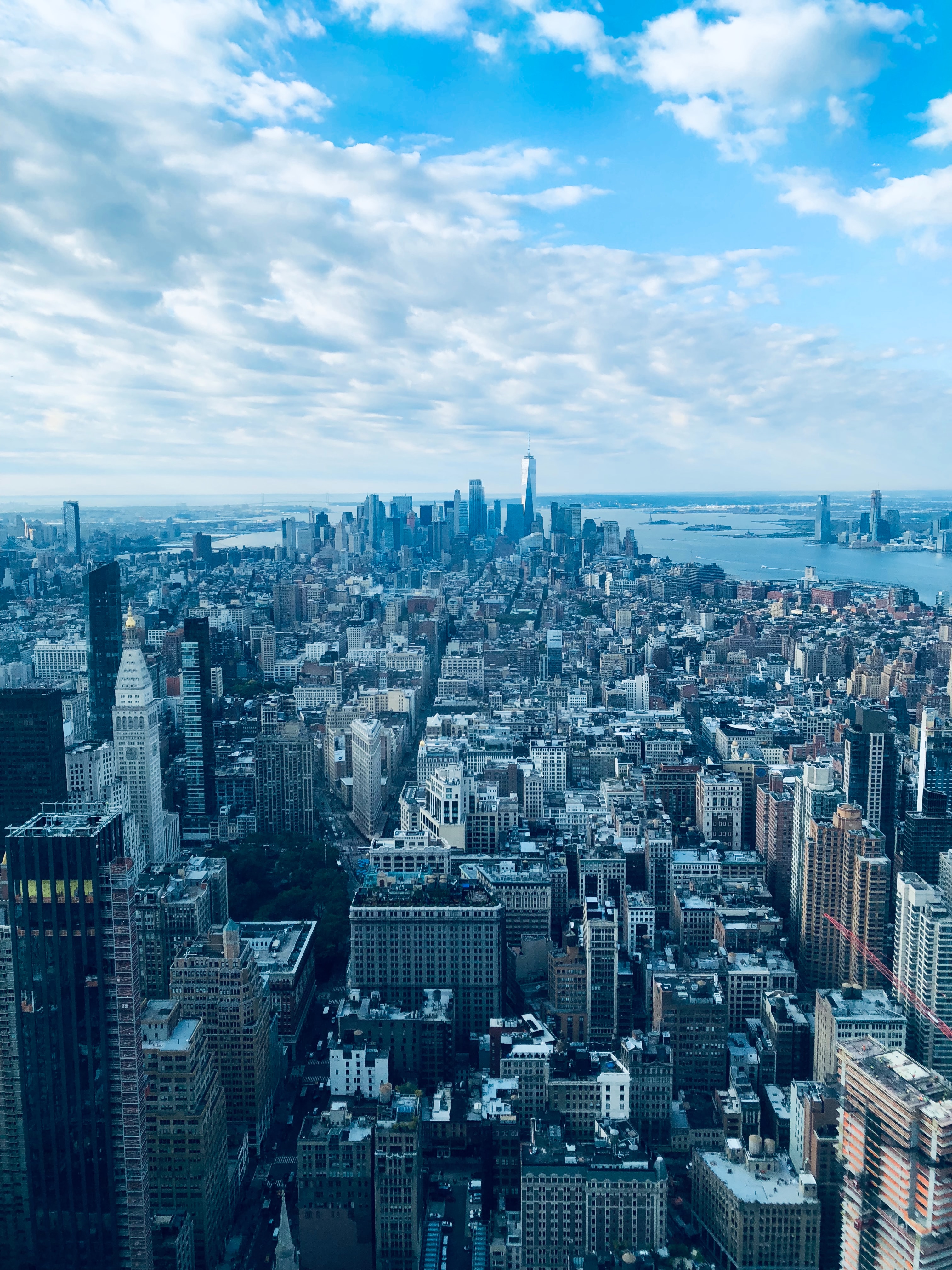 88212 скачать картинку городской пейзаж, здания, города, город, вид сверху, мегаполис, нью йорк - обои и заставки бесплатно