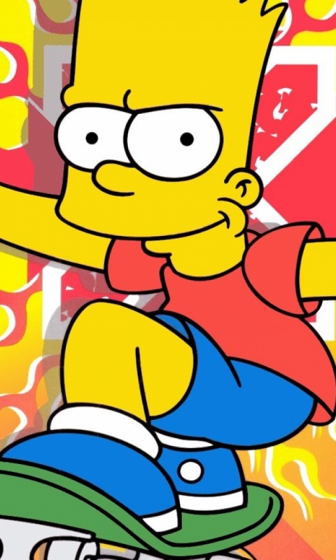 Téléchargez des papiers peints mobile Séries Tv, Bart Simpson, Les Simpsons gratuitement.