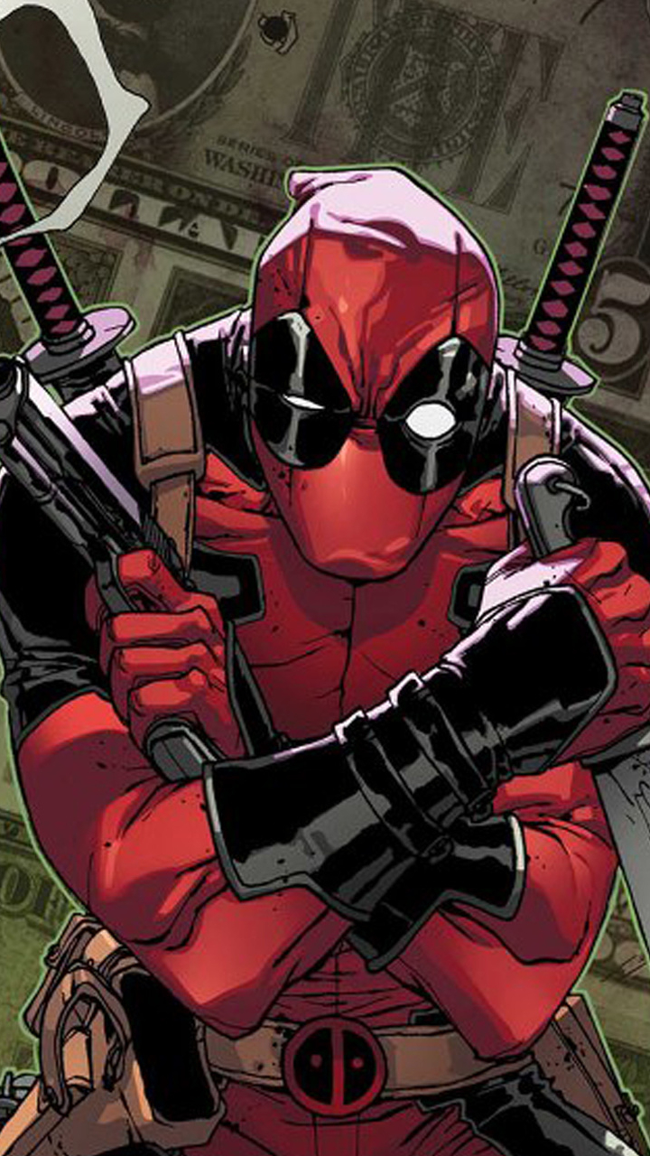 Handy-Wallpaper Deadpool, Comics kostenlos herunterladen.