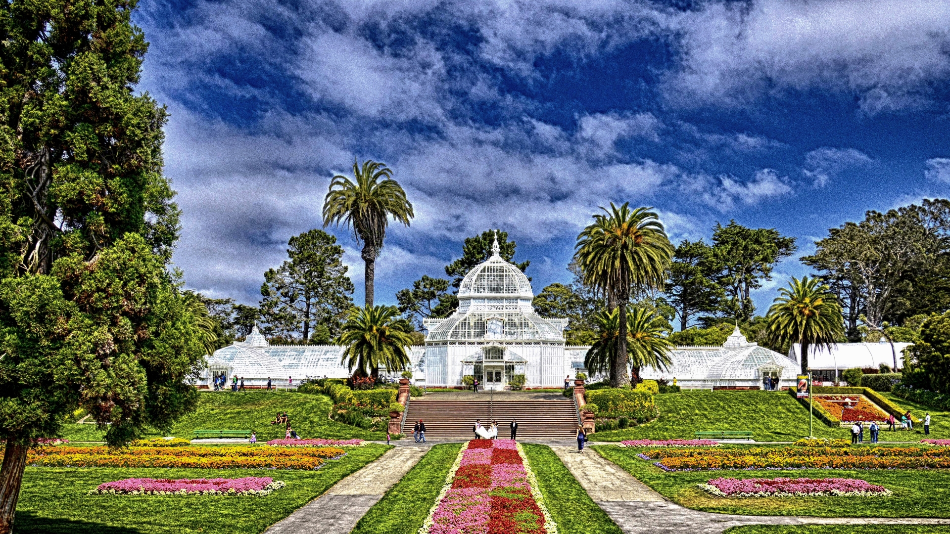 Laden Sie das Menschengemacht, Golden Gate Park-Bild kostenlos auf Ihren PC-Desktop herunter