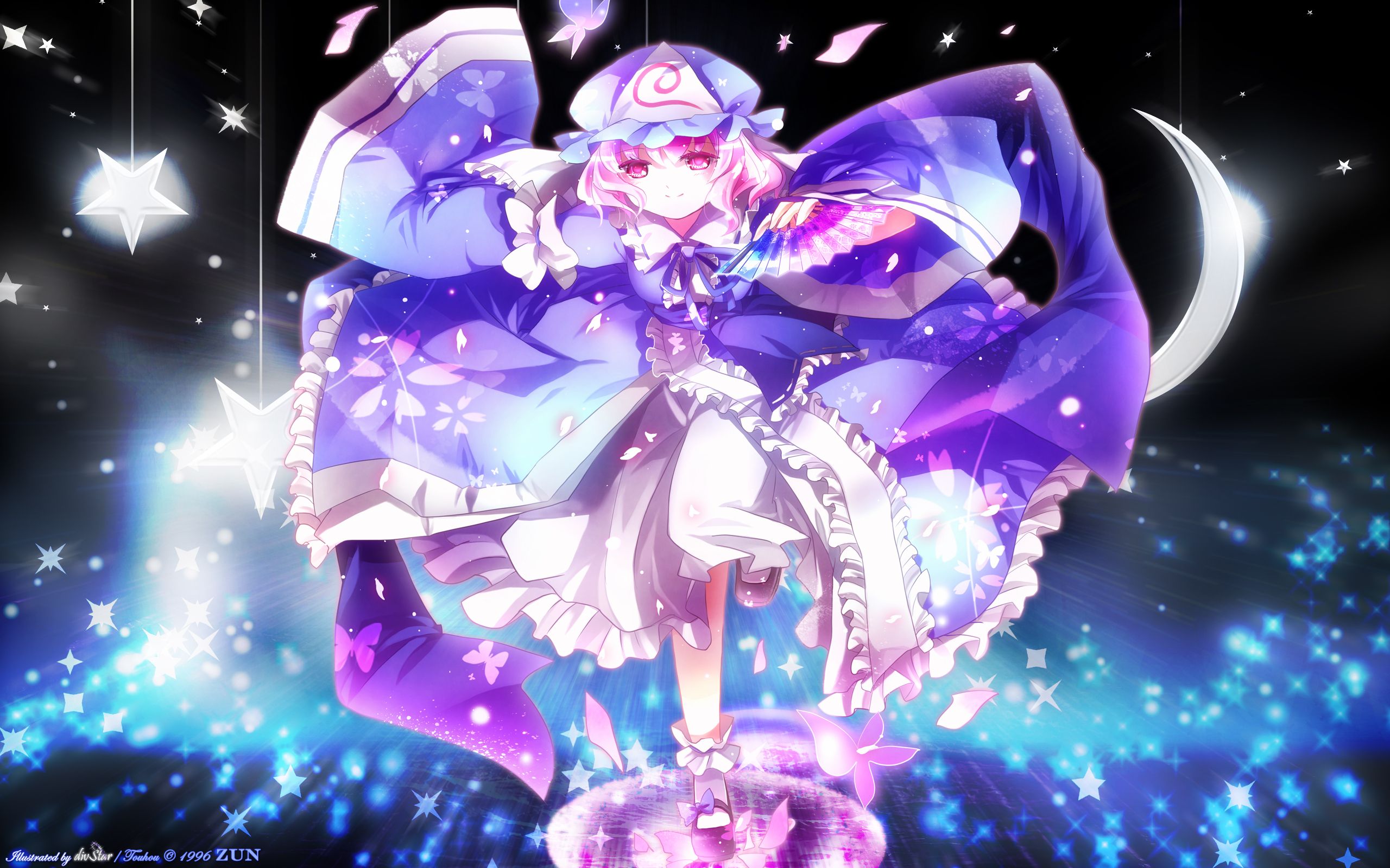 Téléchargez des papiers peints mobile Animé, Touhou, Yuyuko Saigyouji gratuitement.