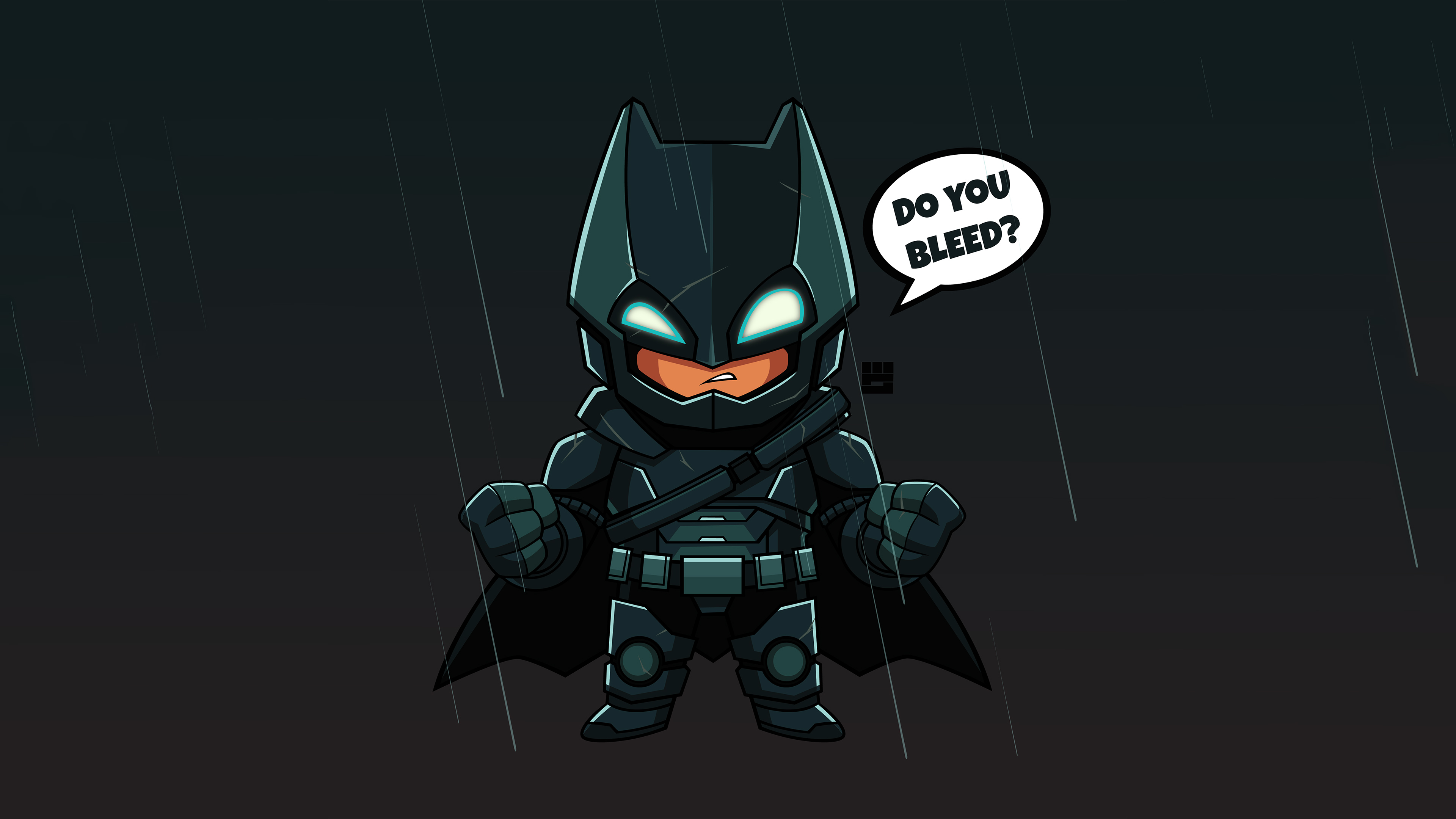 Handy-Wallpaper Comics, The Batman, Dc Comics, Chibi kostenlos herunterladen.