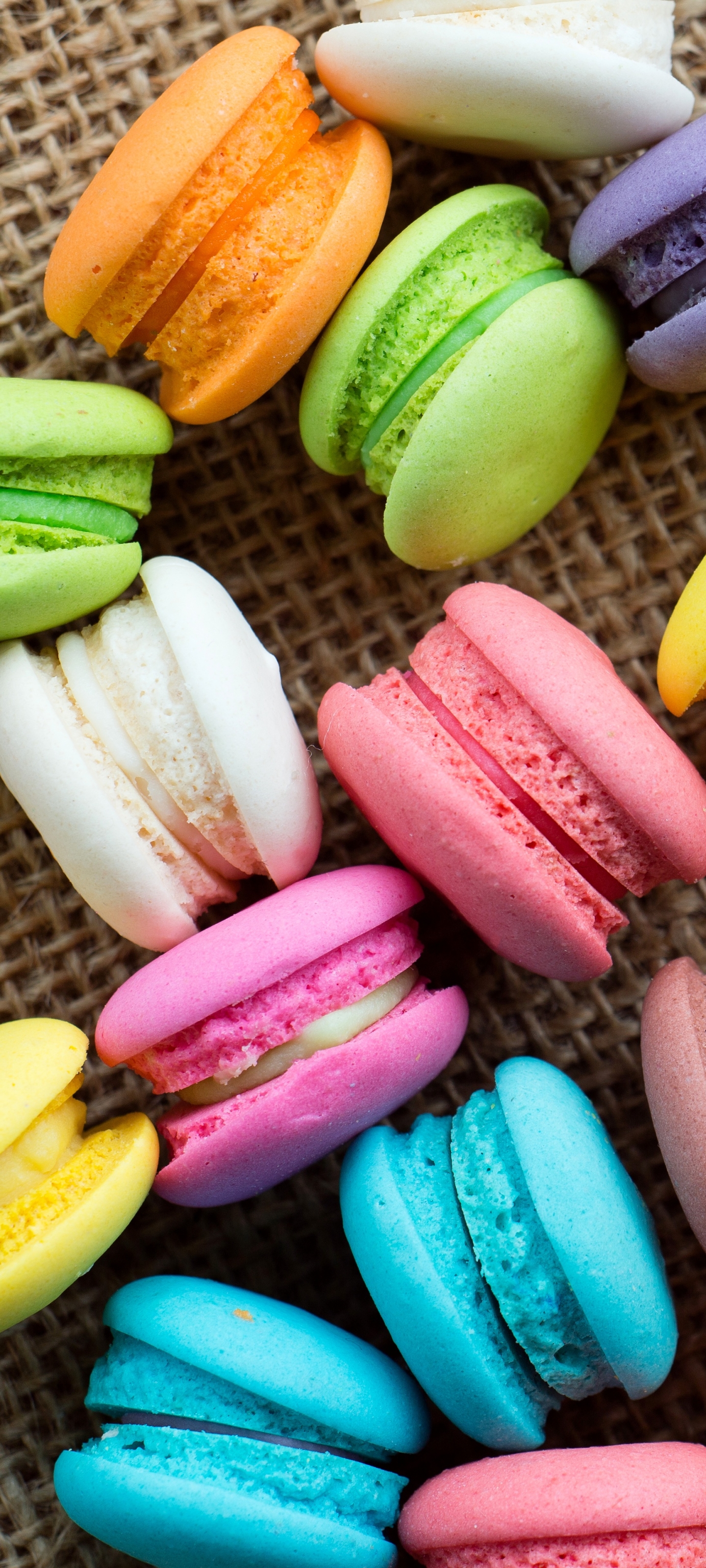 Download mobile wallpaper Food, Macaron for free.