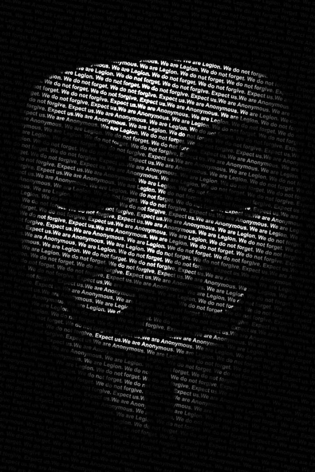 Handy-Wallpaper Düster, Anonym kostenlos herunterladen.