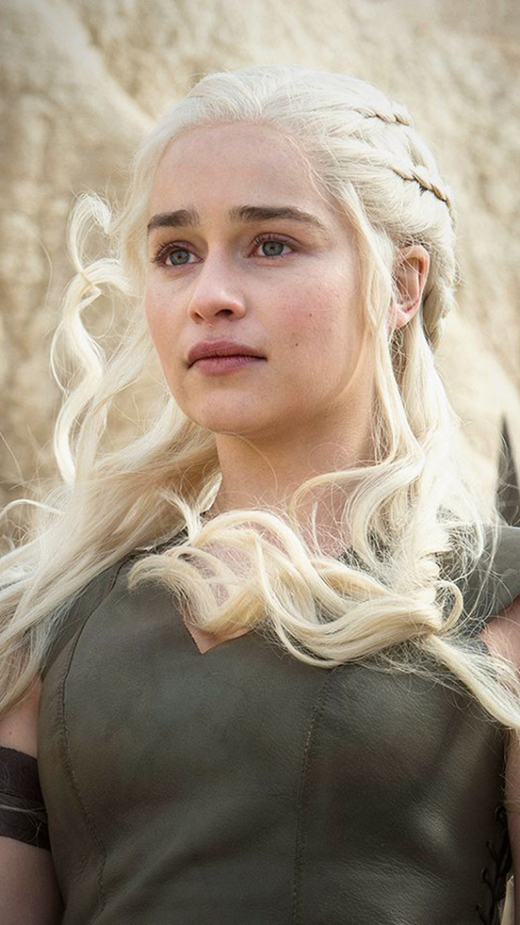 Descarga gratuita de fondo de pantalla para móvil de Juego De Tronos, Series De Televisión, Daenerys Targaryen, Emilia Clarke.