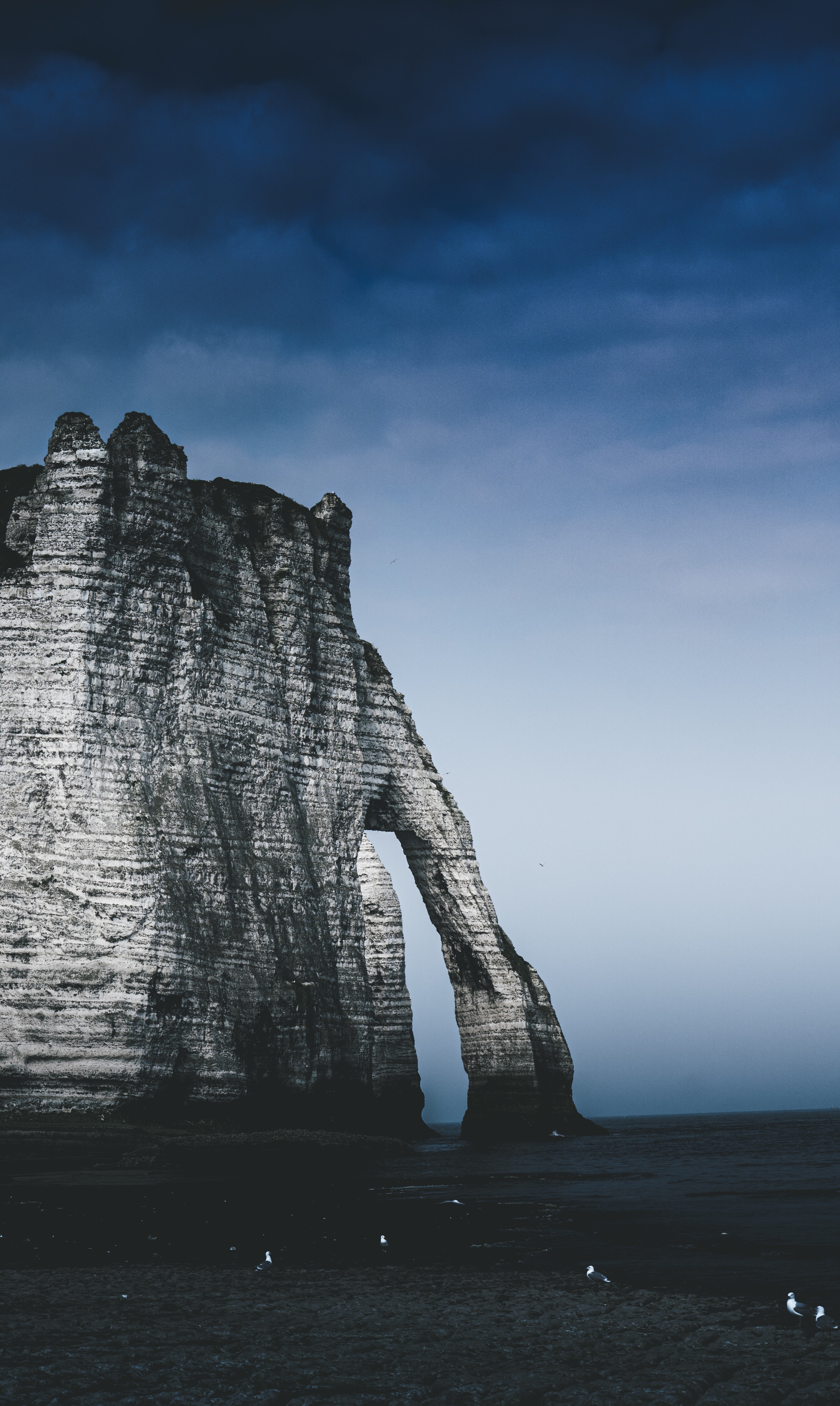 Laden Sie das Natur, Sea, Felsen, Rock, Küste, Dämmerung, Twilight, Cliff, Klippe-Bild kostenlos auf Ihren PC-Desktop herunter