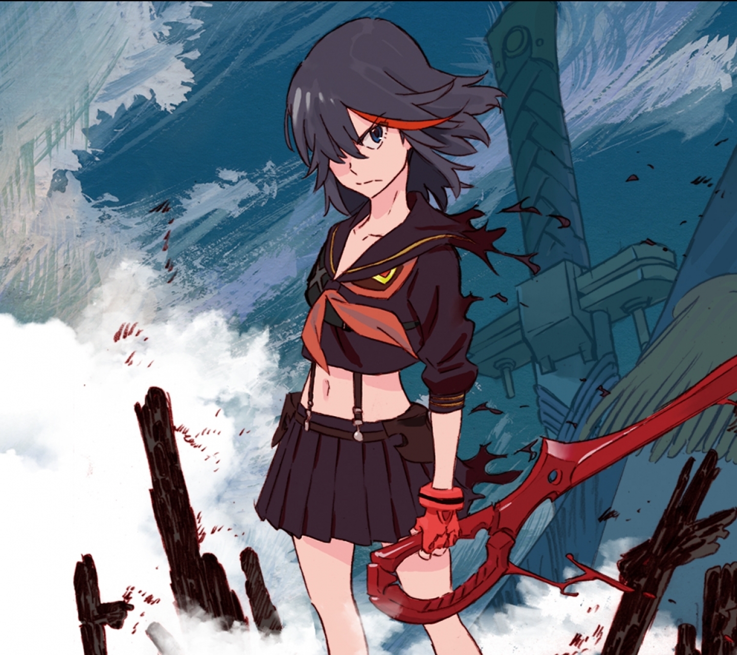 Descarga gratuita de fondo de pantalla para móvil de Animado, Ryūko Matoi, Kiru Ra Kiru: Kill La Kill.