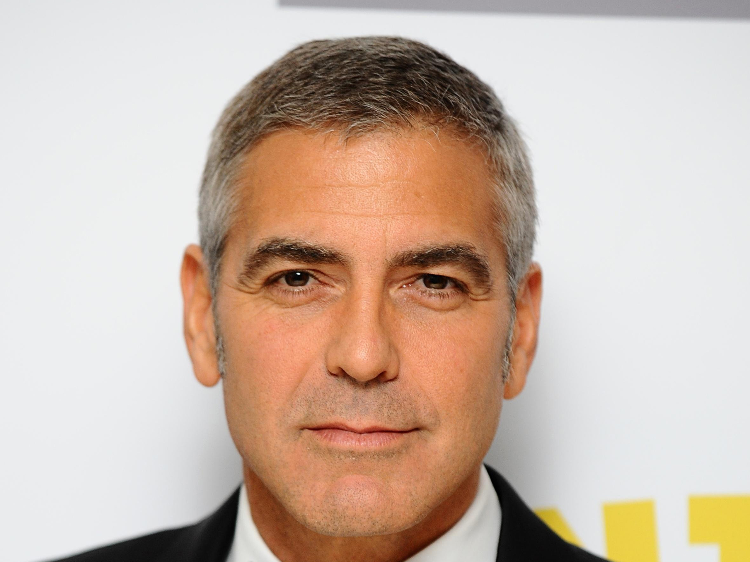 Download mobile wallpaper Face, American, Celebrity, George Clooney, Actor for free.
