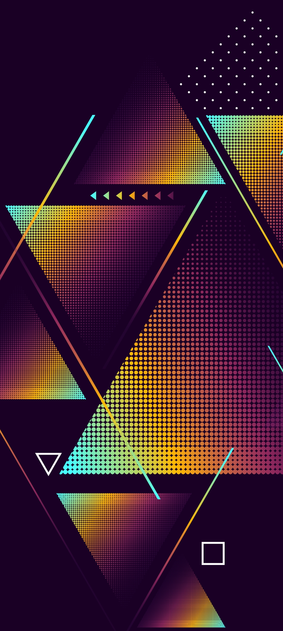 Download mobile wallpaper Abstract, Triangle, Geometry for free.