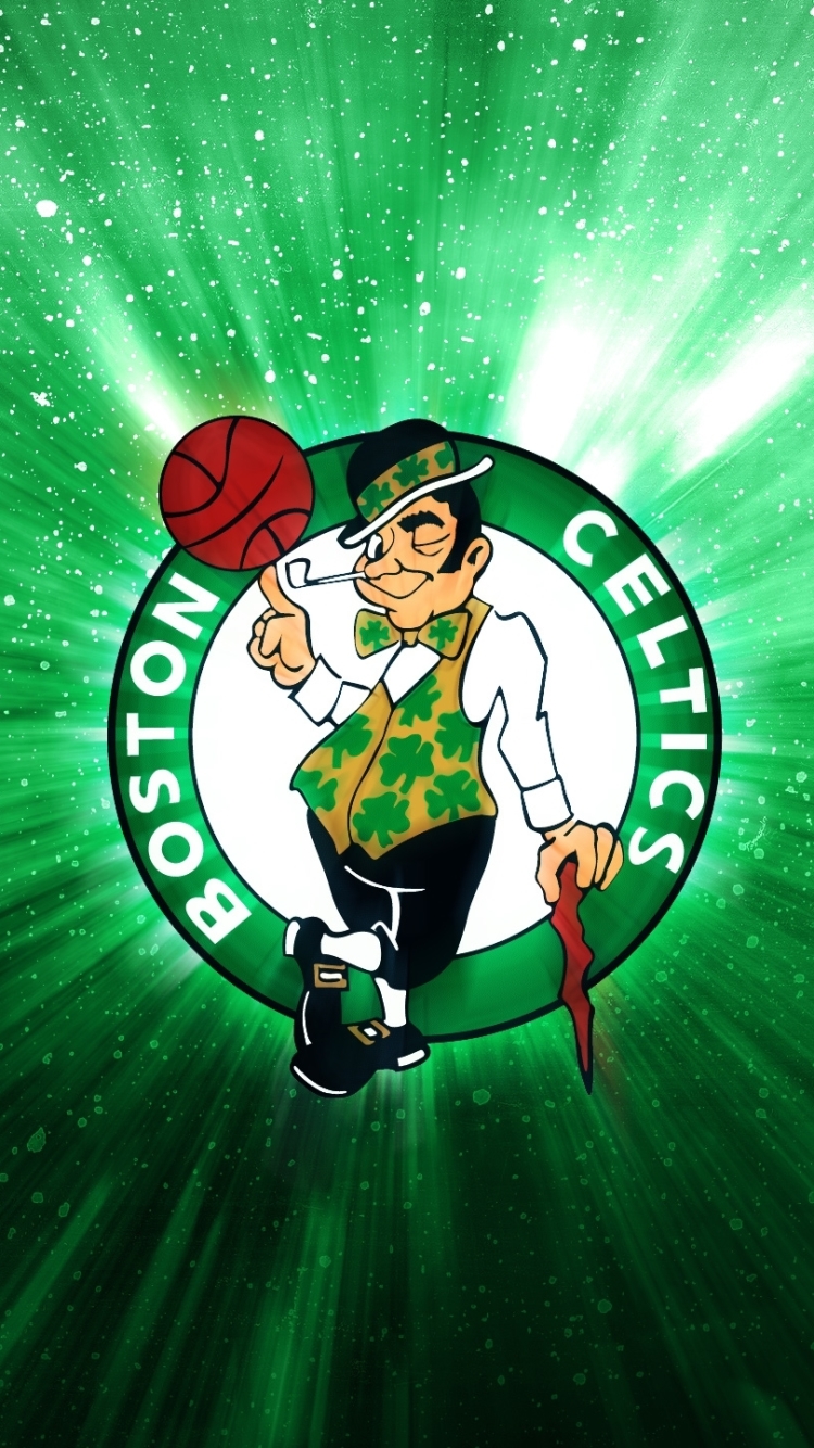 Handy-Wallpaper Sport, Basketball, Logo, Emblem, Nba, Boston Celtics kostenlos herunterladen.