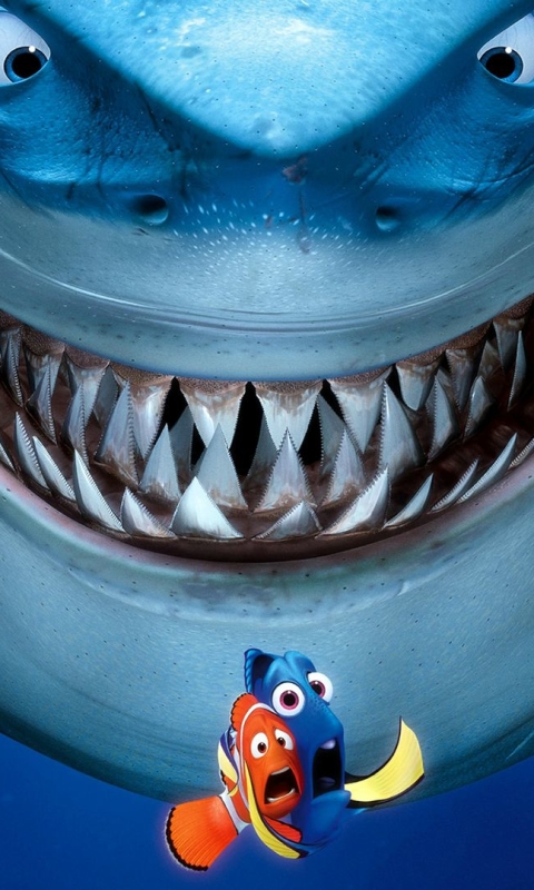 Descarga gratuita de fondo de pantalla para móvil de Películas, Dory (Buscando A Nemo), Marlín (Buscando A Nemo), Buscando A Nemo, Bruce (Buscando A Nemo).
