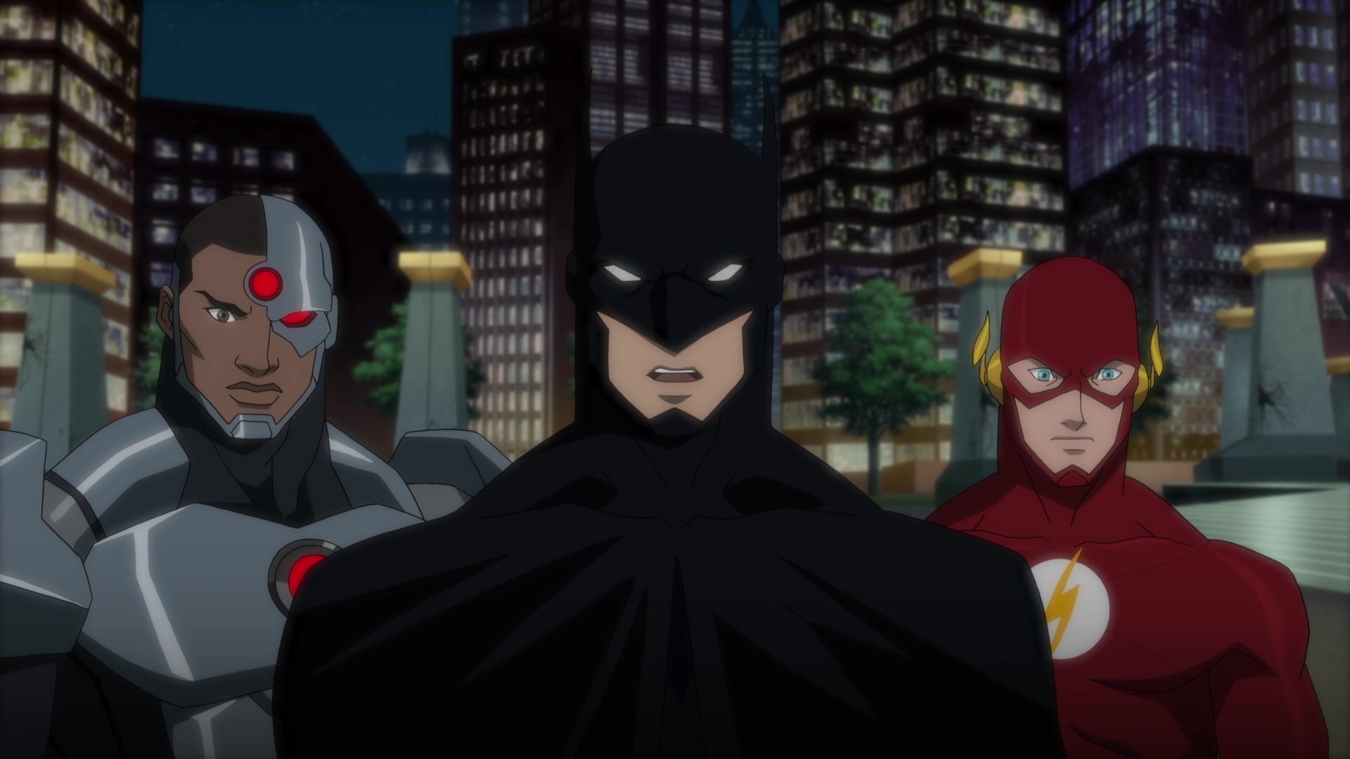 Handy-Wallpaper Batman, Blinken, Filme, Cyborg (Dc Comics), Barry Allen, Justice League Vs Teen Titans kostenlos herunterladen.