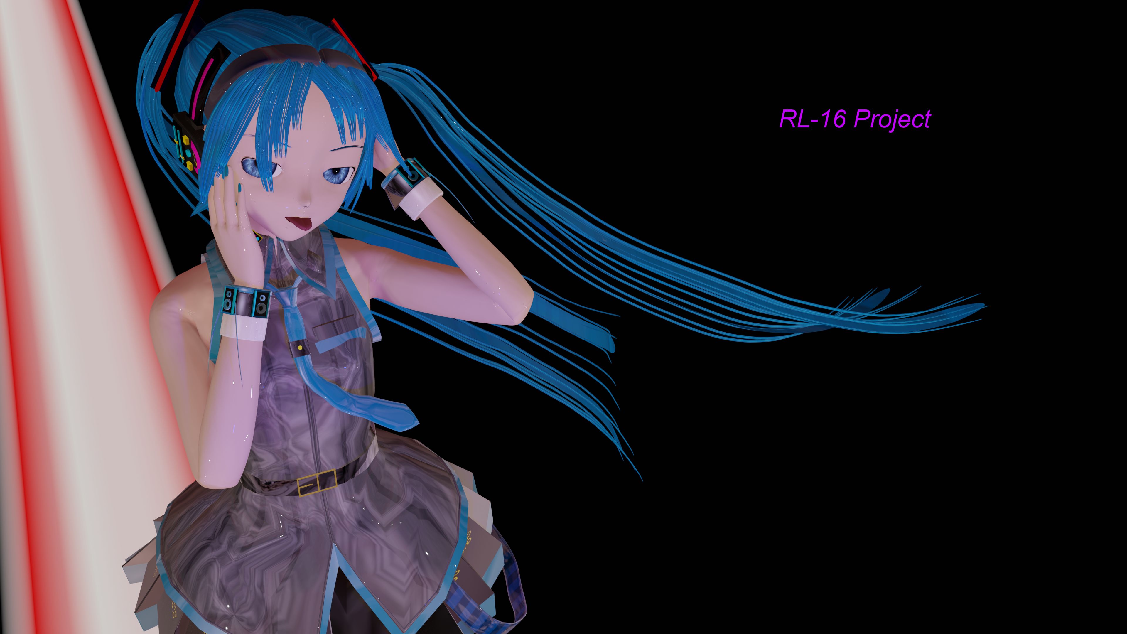 Descarga gratis la imagen Vocaloid, Ojos Azules, Animado, Pelo Largo, Pelo Azul, Hatsune Miku, Licuadora, Licuadora Modelo 3D en el escritorio de tu PC