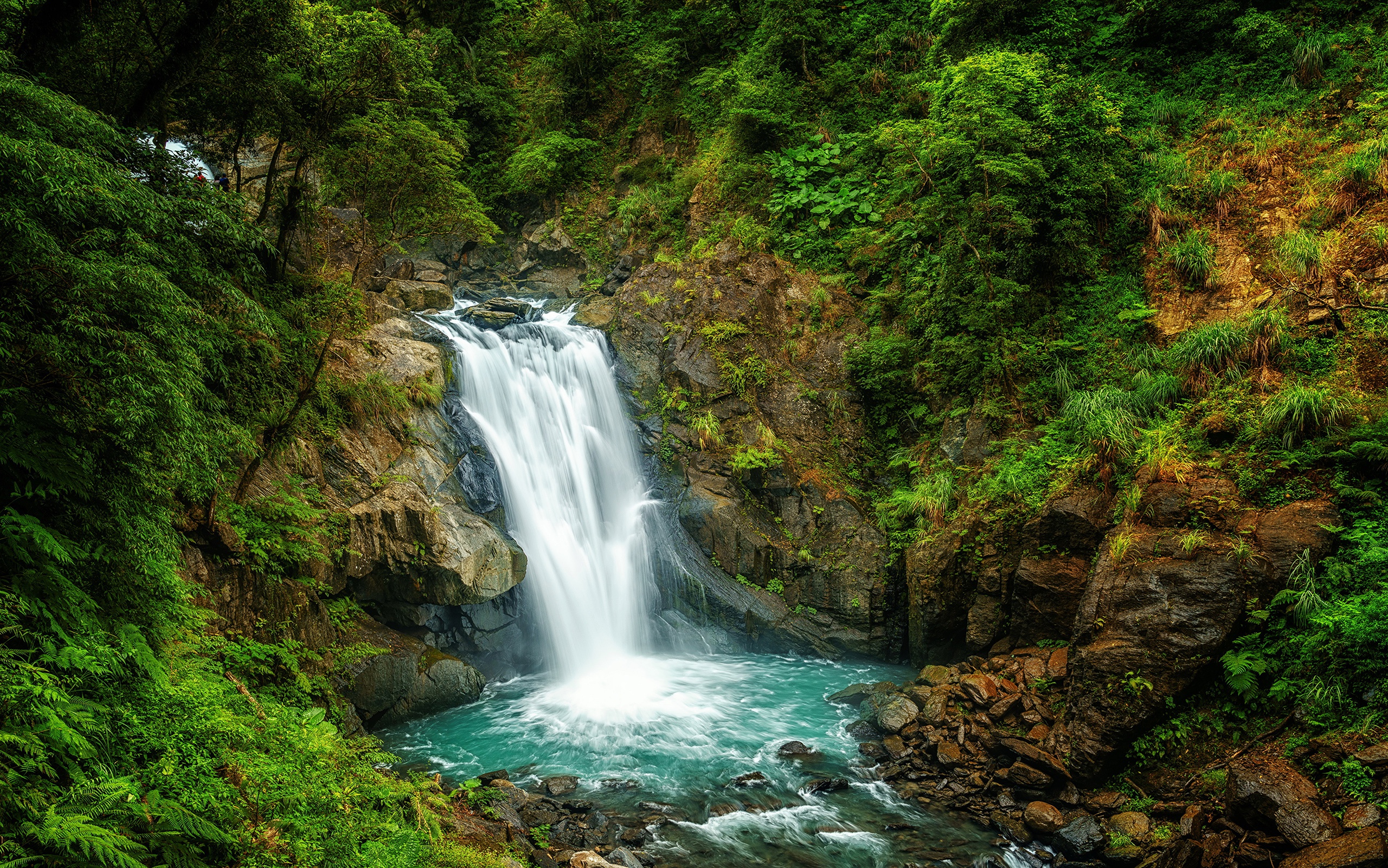 taiwan, earth, waterfall, nature, waterfalls