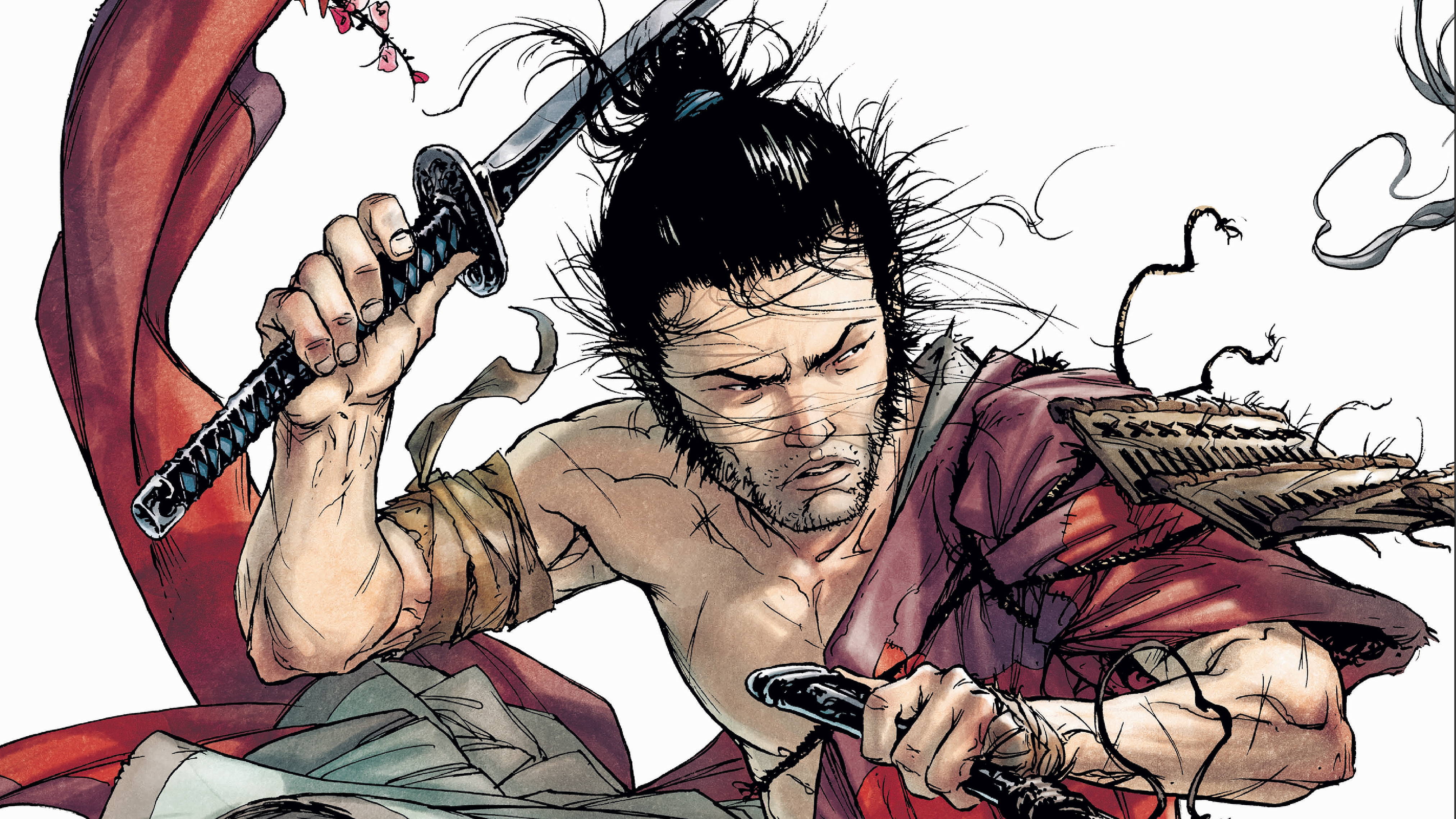 Free download wallpaper Samurai, Comics on your PC desktop