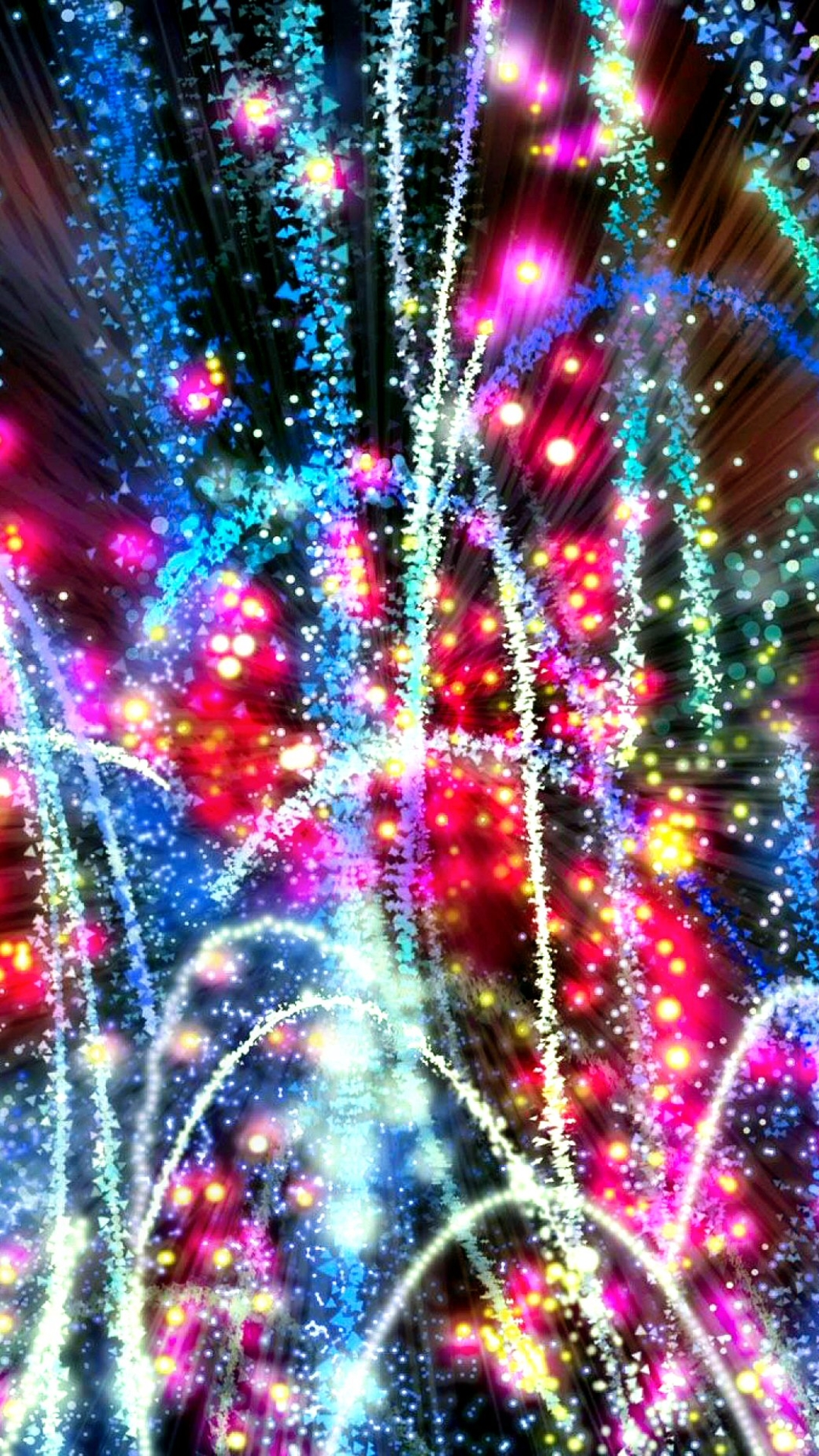 Download mobile wallpaper Pink, New Year, Fireworks, Photography, Sparkles for free.