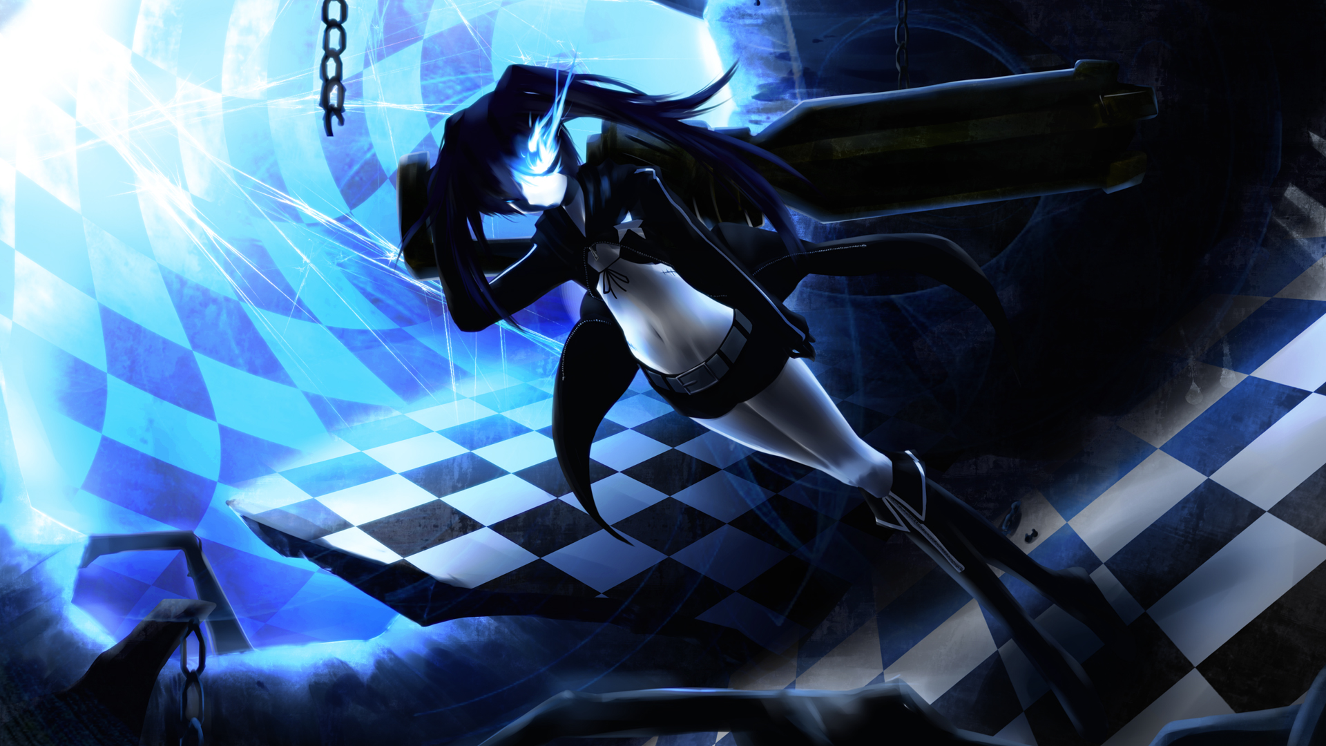 Download mobile wallpaper Anime, Black Rock Shooter for free.