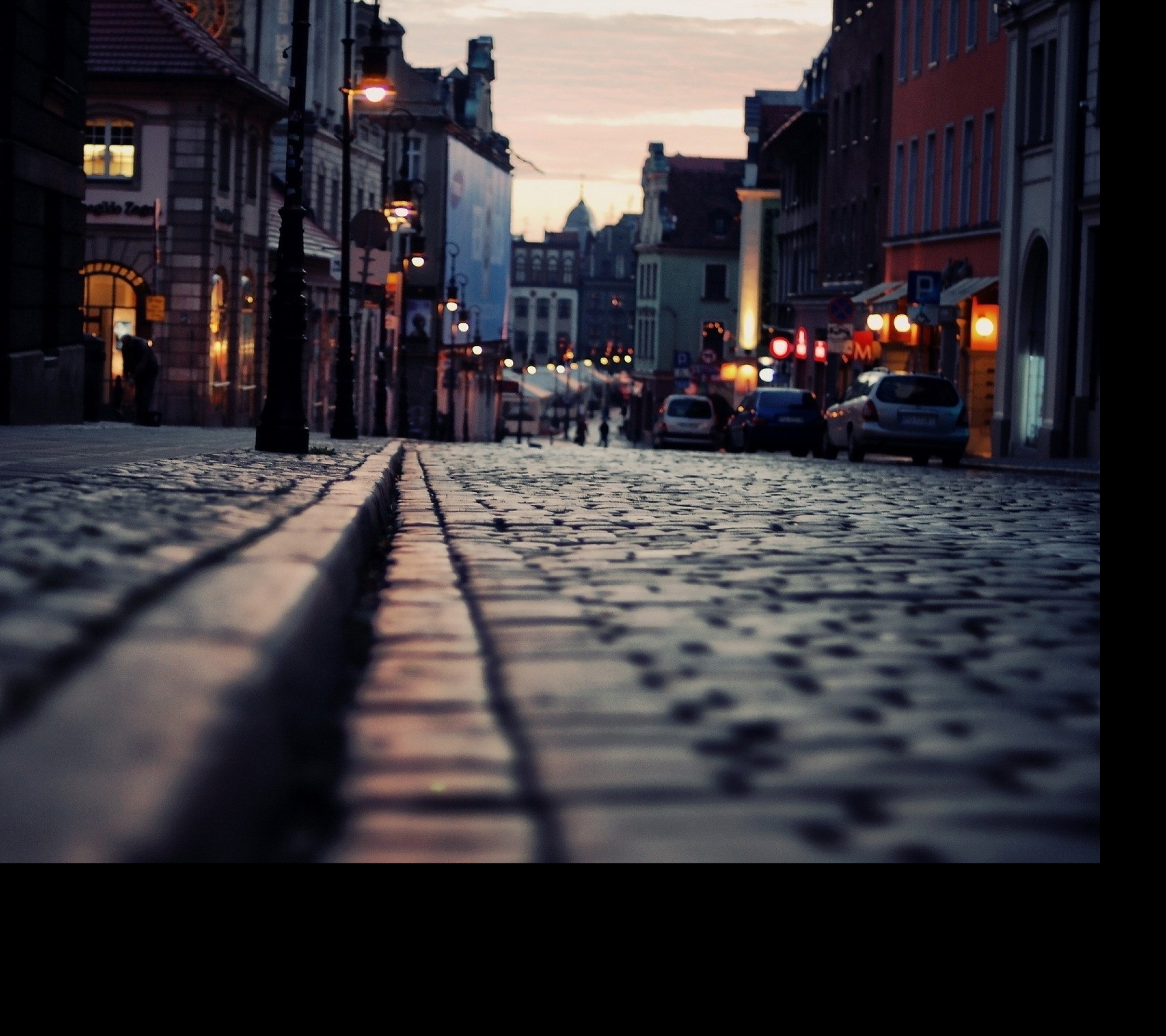 Download mobile wallpaper Night, Light, Road, Man Made for free.