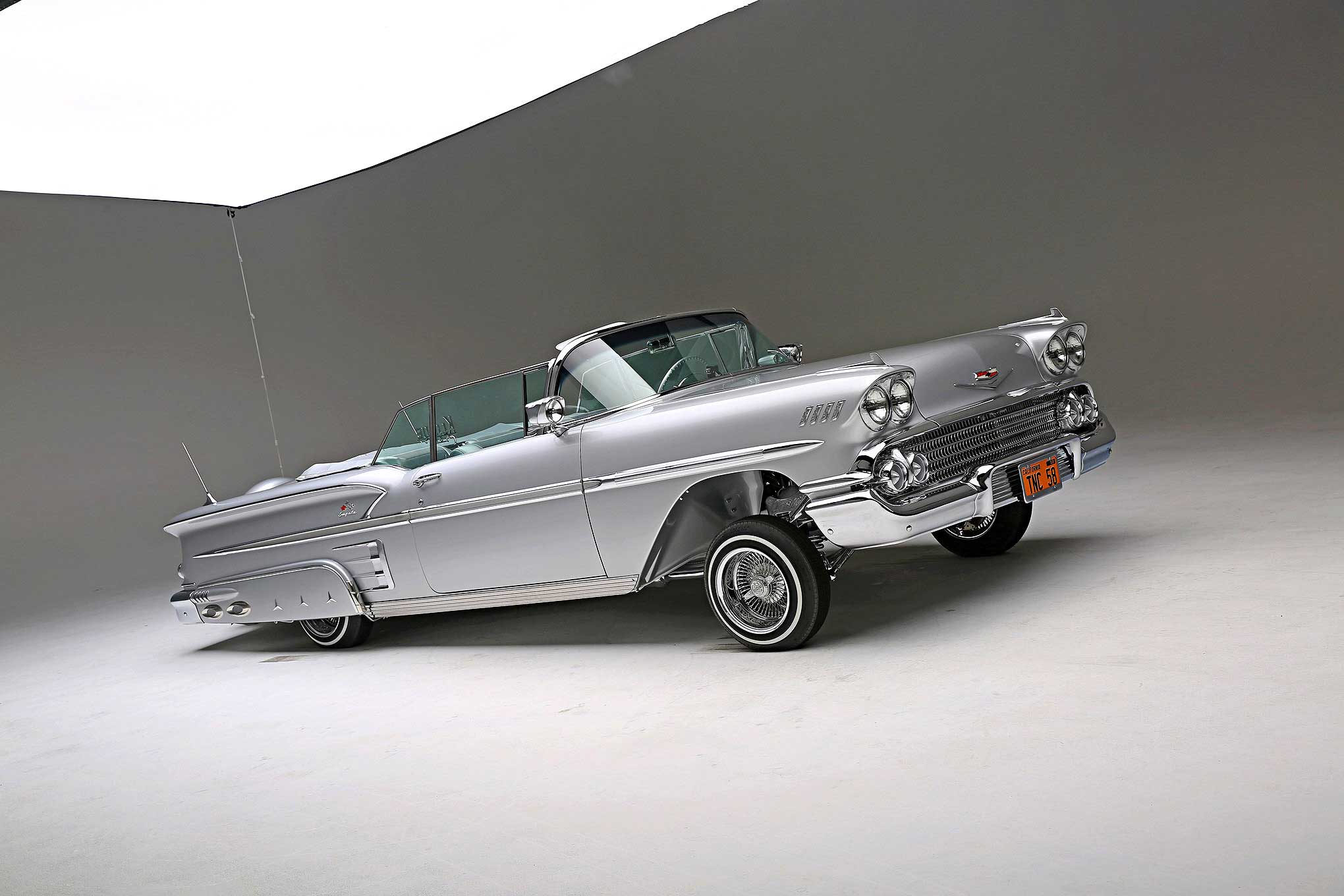 1501469 завантажити шпалери транспортні засоби, 1958 chevrolet impala convertible, лоурайдер, шевроле імпала кабріолет - заставки і картинки безкоштовно