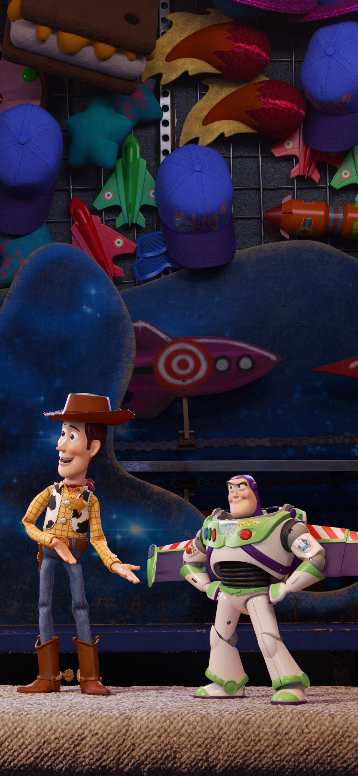 Handy-Wallpaper Filme, Buzz Lightyear, Woody (Spielzeuggeschichte), Spielzeuggeschichte, A Toy Story: Alles Hört Auf Kein Kommando kostenlos herunterladen.