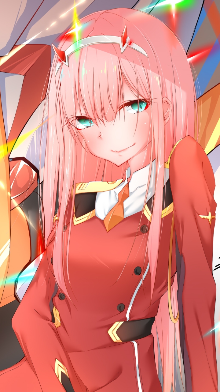 Handy-Wallpaper Animes, Darling In The Franxx, Zero Two (Liebling Im Franxx) kostenlos herunterladen.