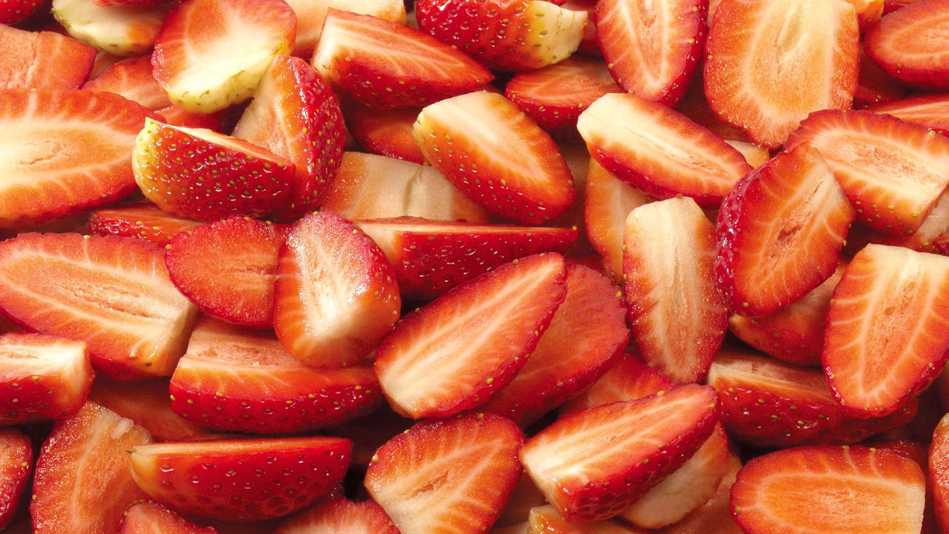food, strawberry, background, berry, lobules, slices