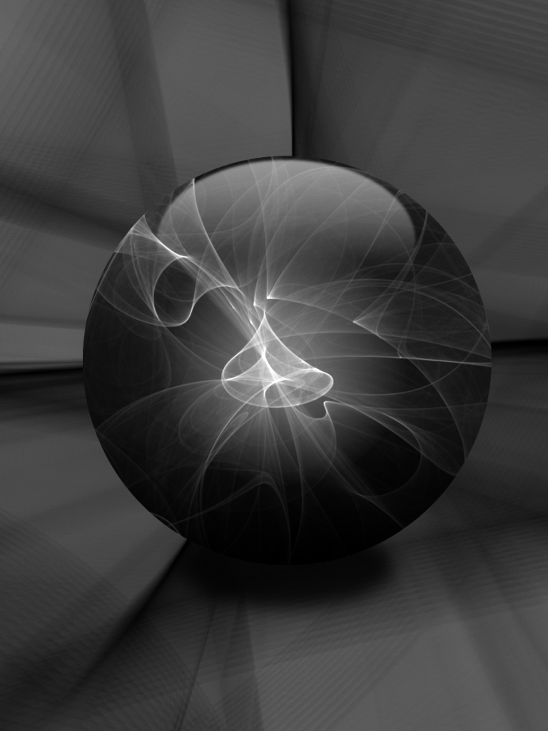 Download mobile wallpaper Abstract, Dark, Ball, Cgi for free.