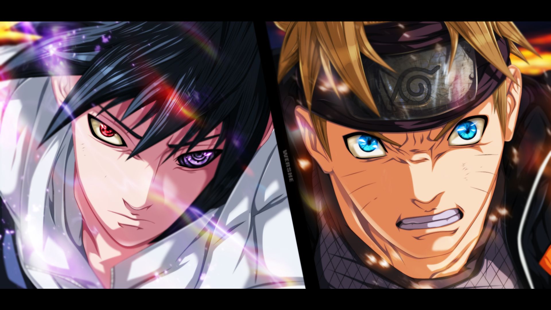 Free download wallpaper Anime, Naruto, Sasuke Uchiha, Naruto Uzumaki on your PC desktop