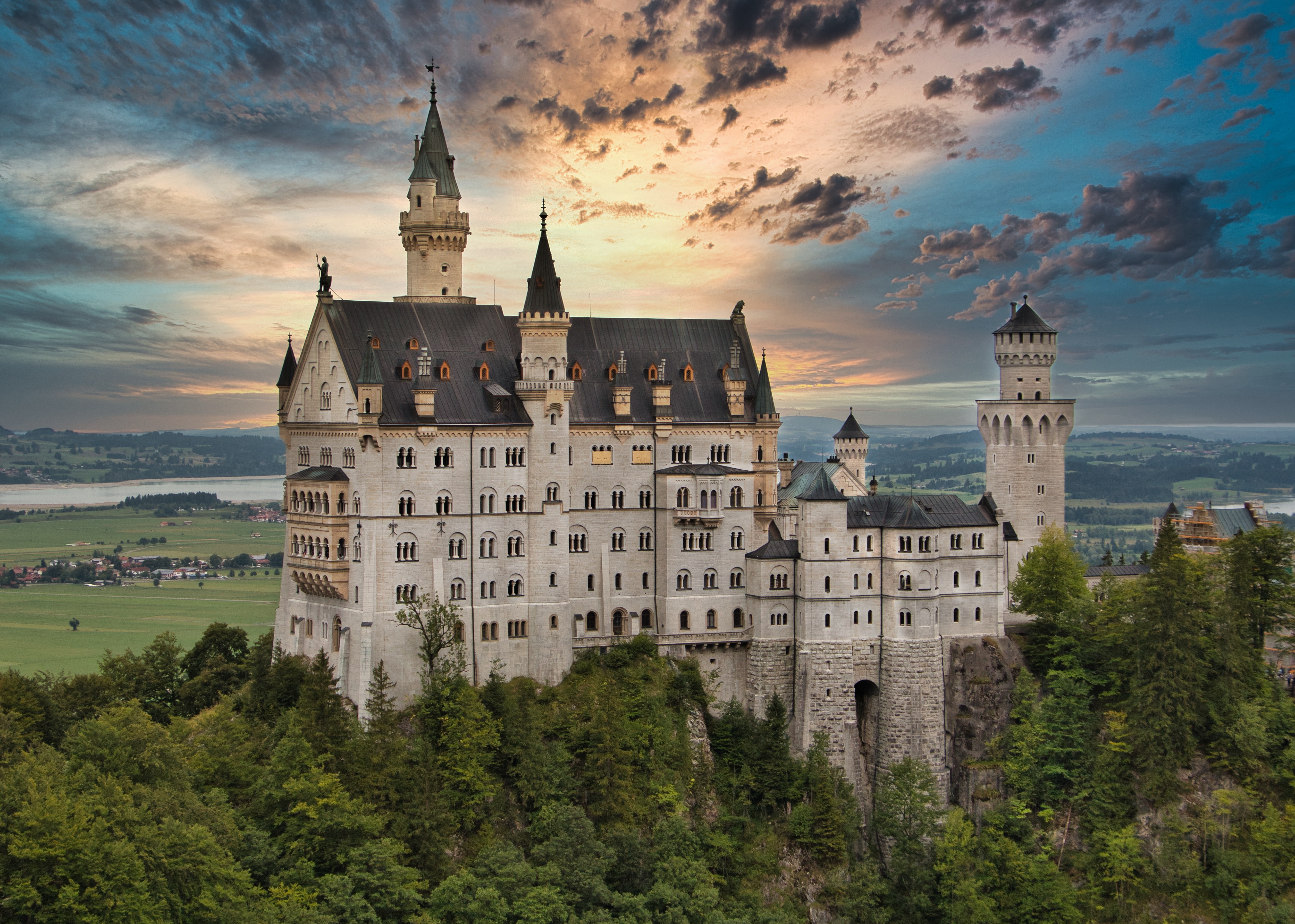 Download mobile wallpaper Castles, Germany, Neuschwanstein Castle, Man Made, Castle for free.