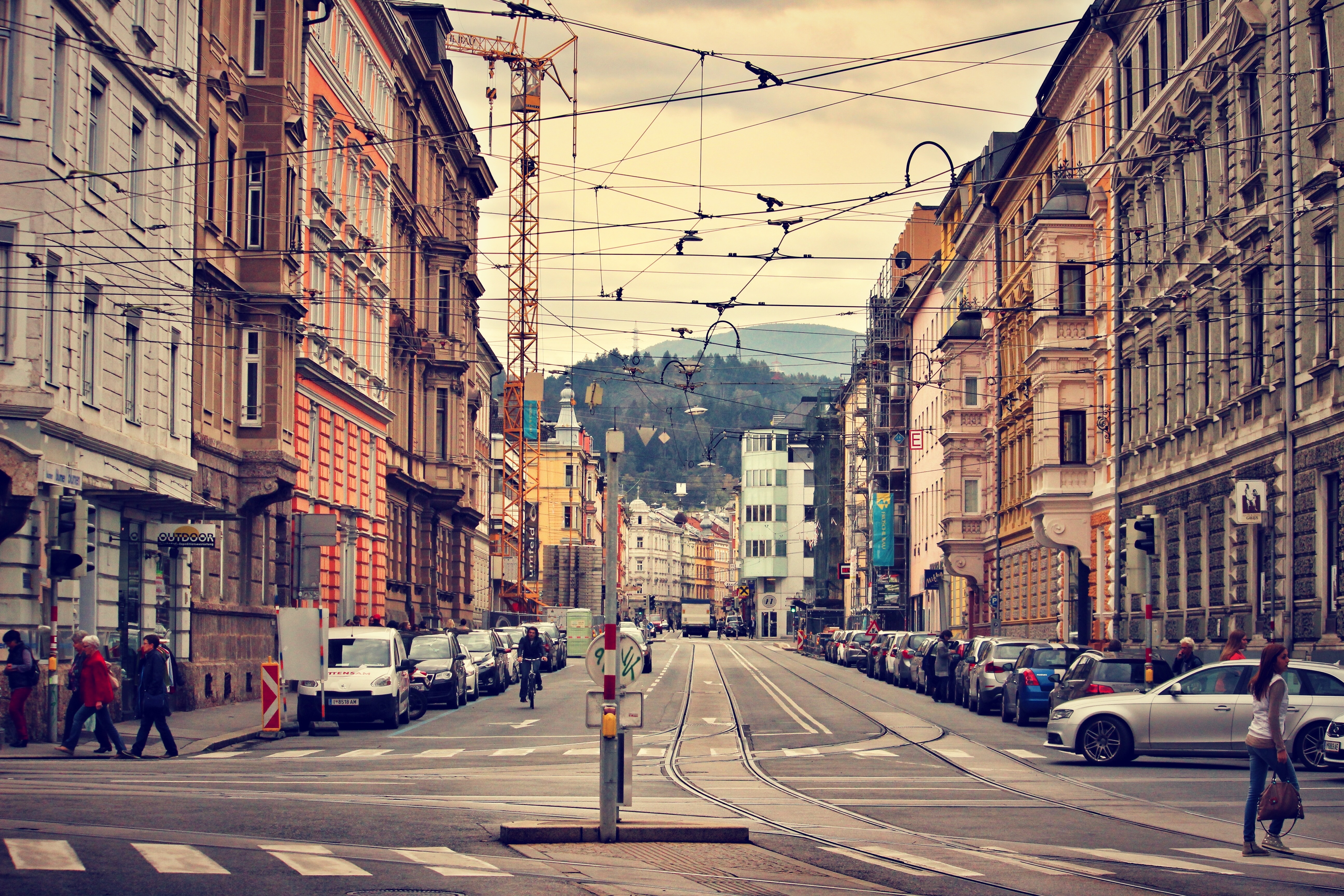 152539 descargar imagen arquitectura, ciudades, ciudad, austria, calle, innsbruck: fondos de pantalla y protectores de pantalla gratis