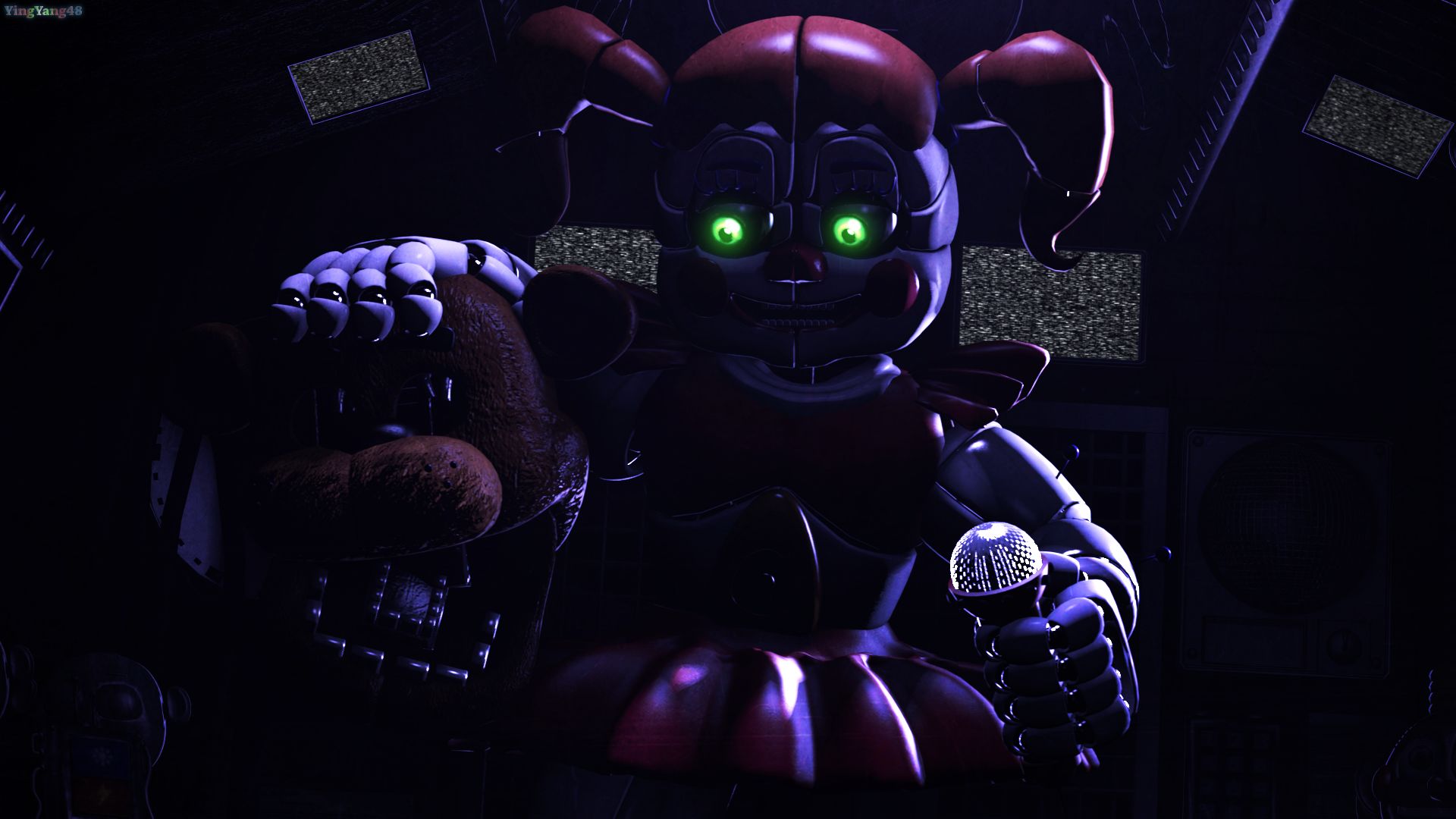 Free download wallpaper Video Game, Five Nights At Freddy's, Five Nights At Freddy's: Sister Location on your PC desktop