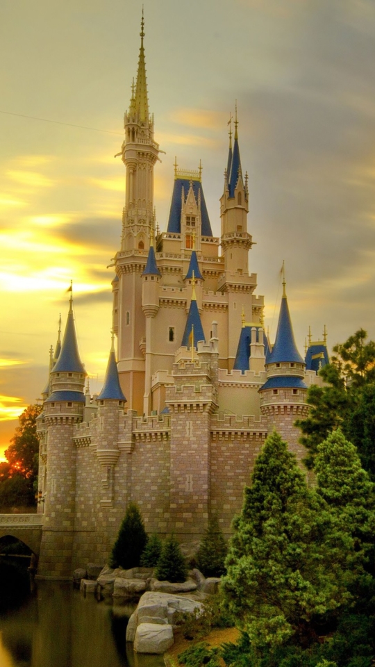 Скачати мобільні шпалери Замок, Створено Людиною, Disney World безкоштовно.