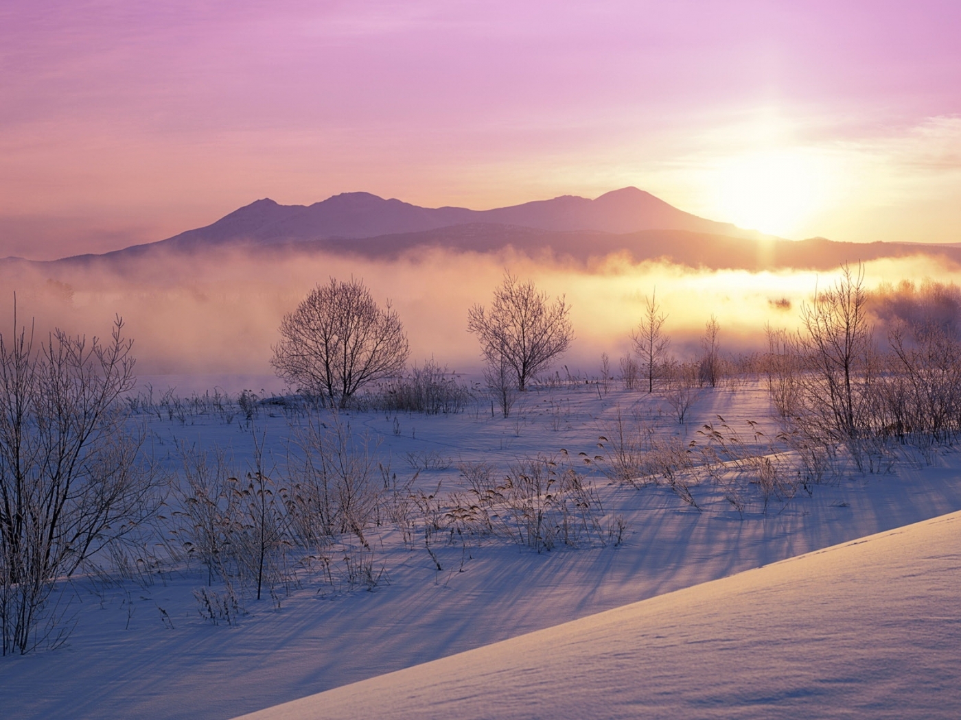 Download mobile wallpaper Snow, Landscape, Nature for free.