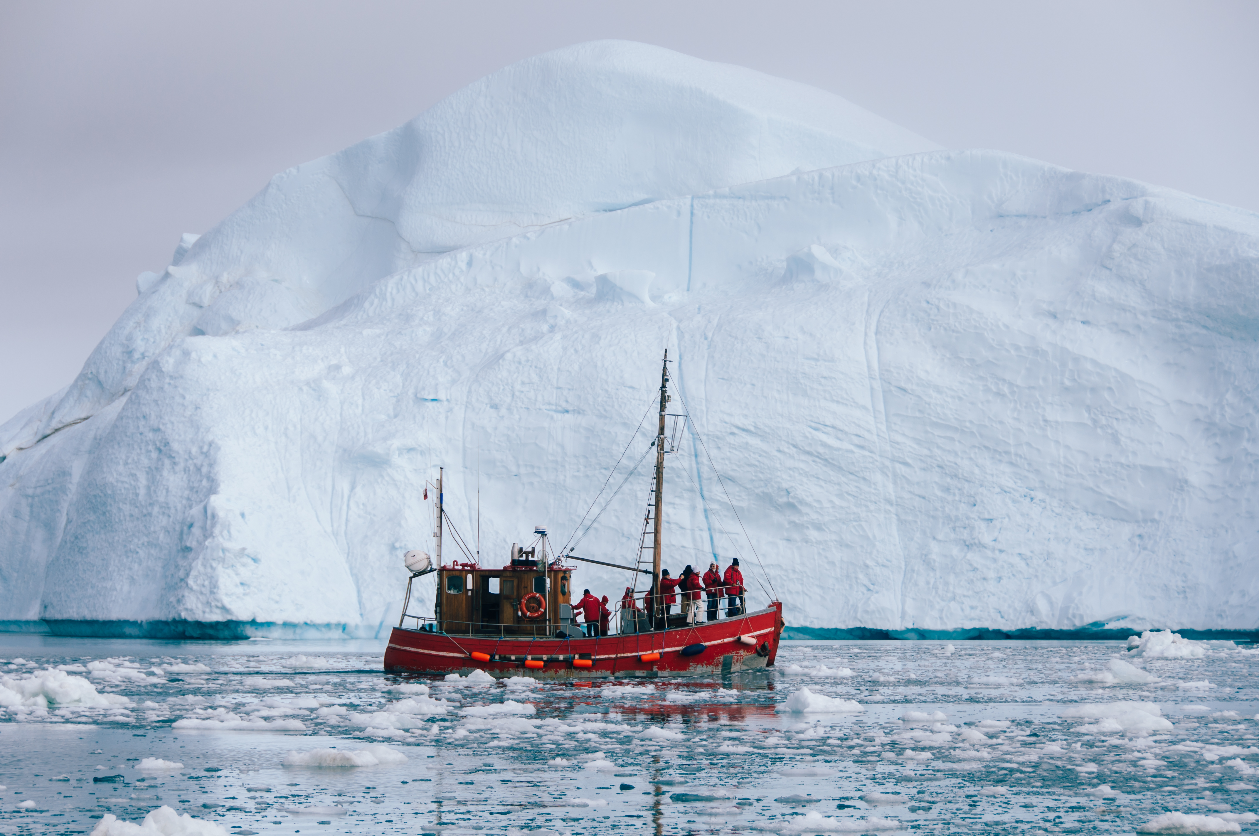 Download mobile wallpaper Boat, Iceberg, Vehicles for free.