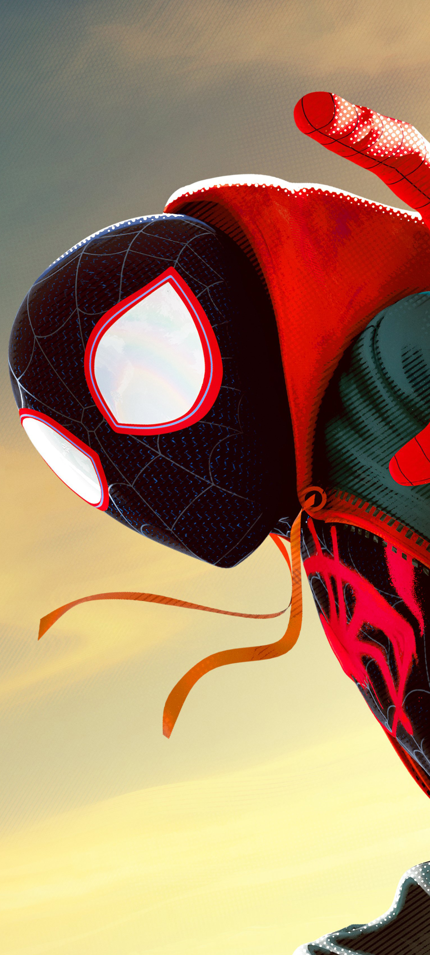 Handy-Wallpaper Filme, Spider Man, Meilen Morales, Spider Man: A New Universe kostenlos herunterladen.