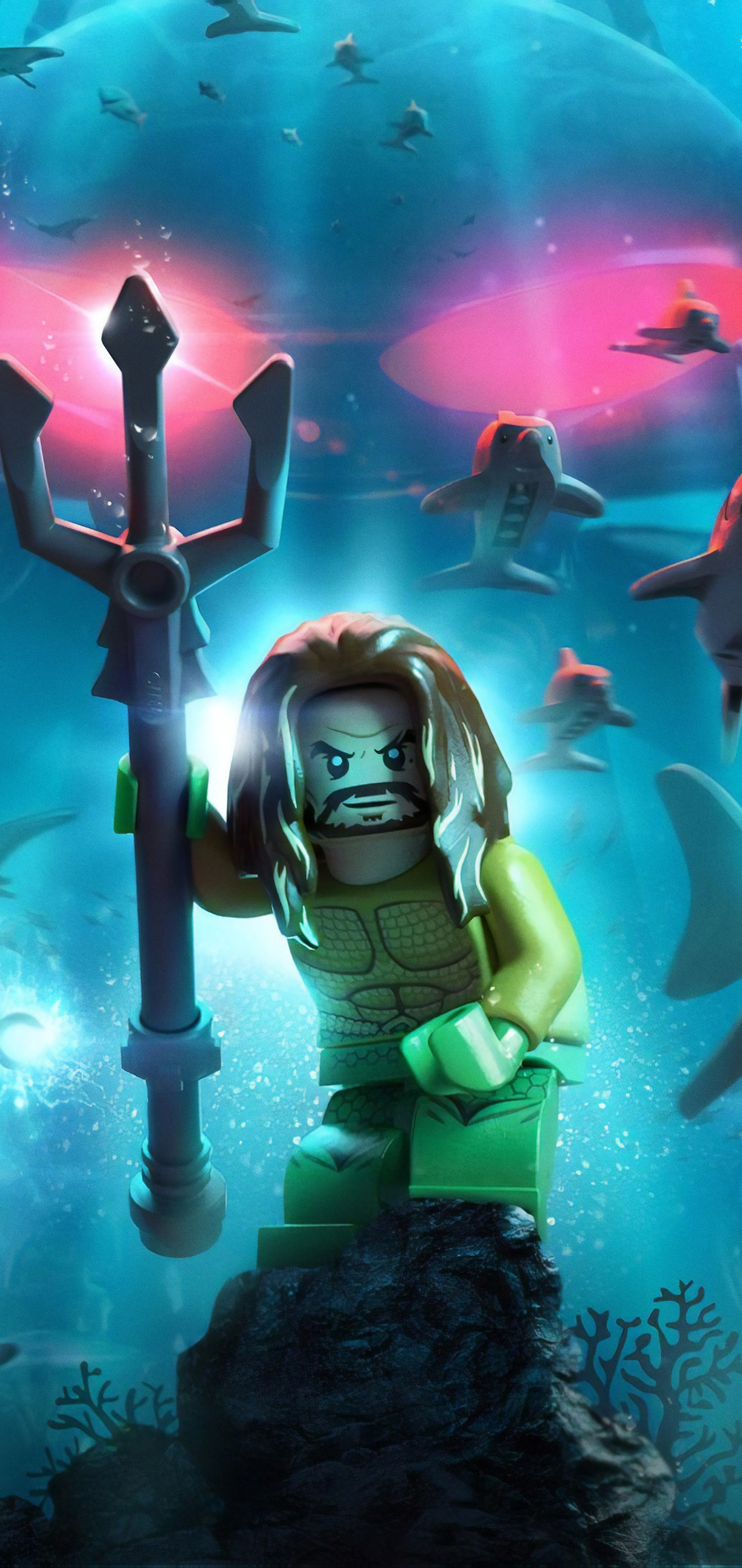 Baixe gratuitamente a imagem Lego, Embaixo Da Agua, Videogame, Aquaman, Mera (Dc Comics), Lego Dc Super Villains na área de trabalho do seu PC