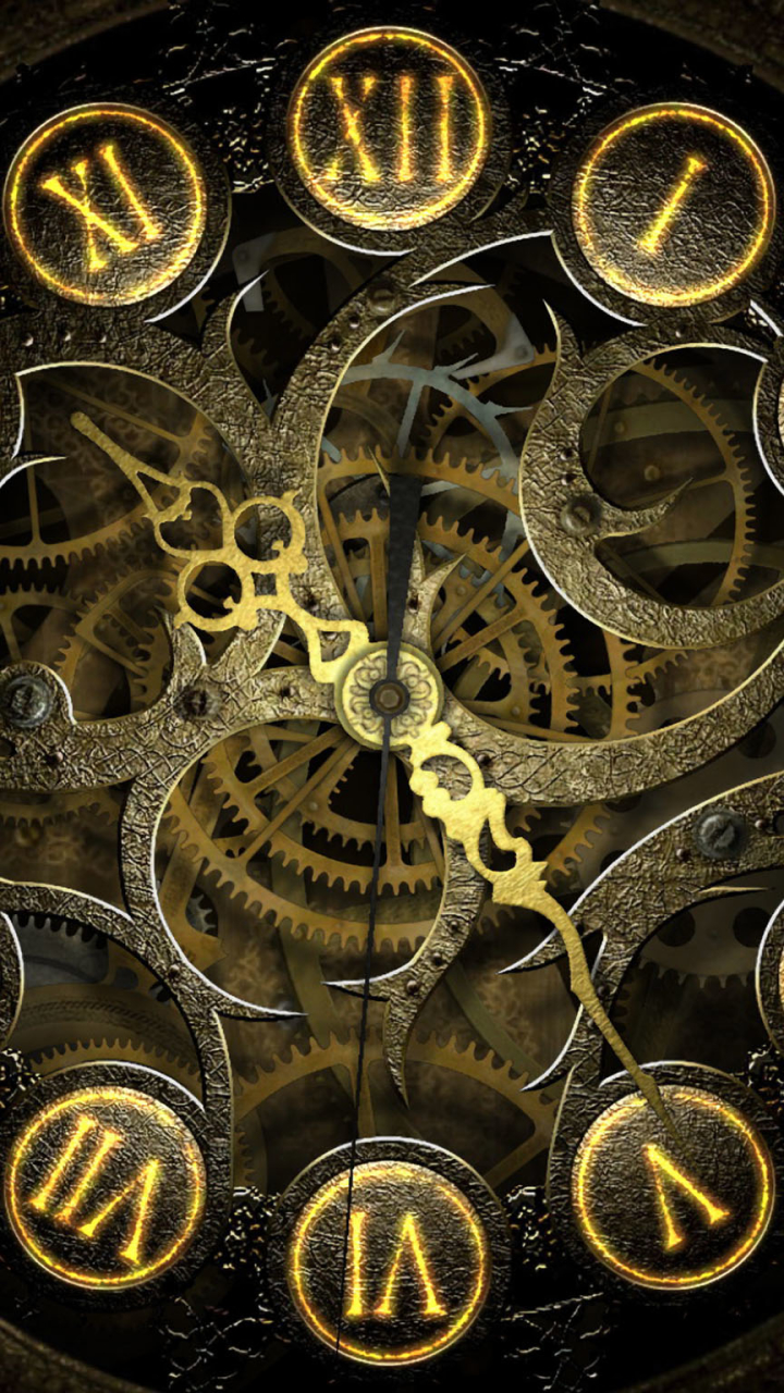 Download mobile wallpaper Clock, Watch, Steampunk, Man Made for free.