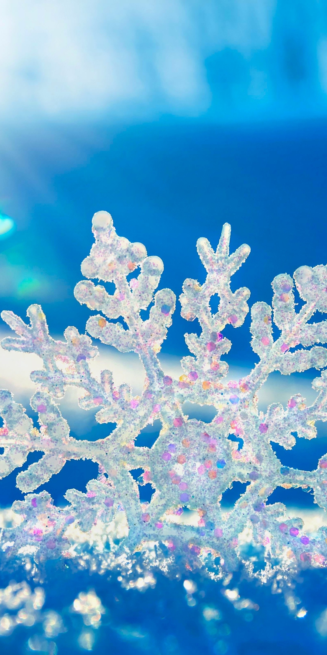 Download mobile wallpaper Winter, Snow, Earth, Snowflake for free.