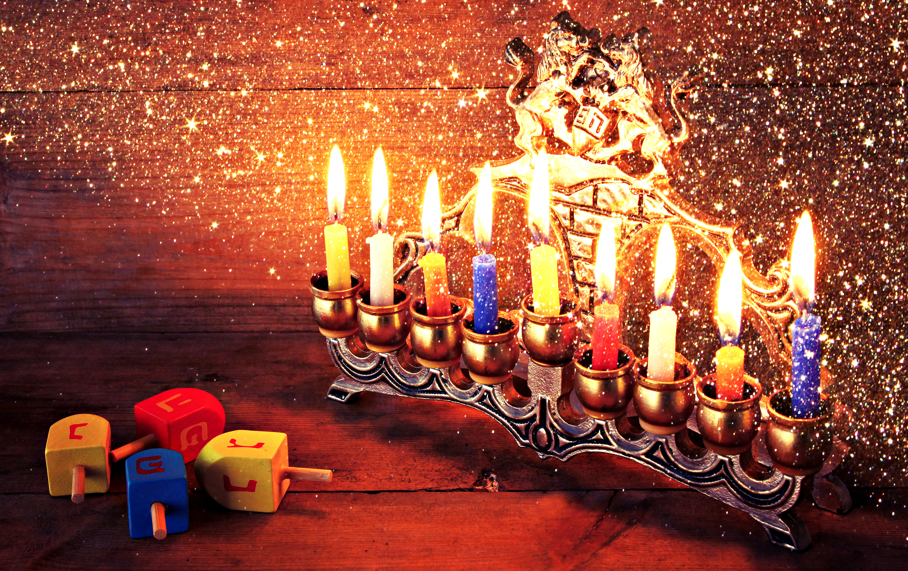 871768 скачать картинку праздничные, ханука, свеча - обои и заставки бесплатно