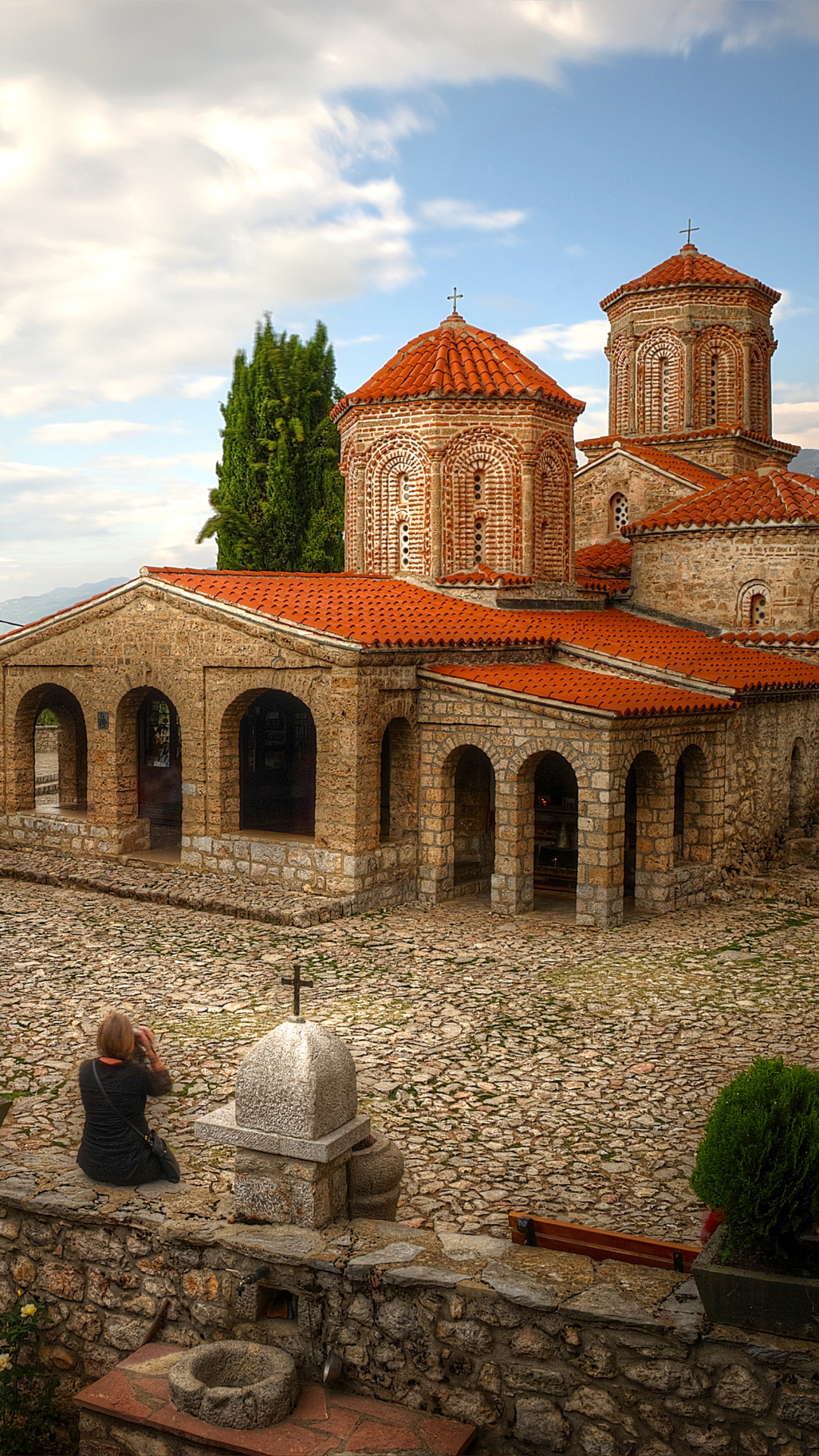 Download mobile wallpaper Architecture, Stone, Brick, Monastery, Religious for free.