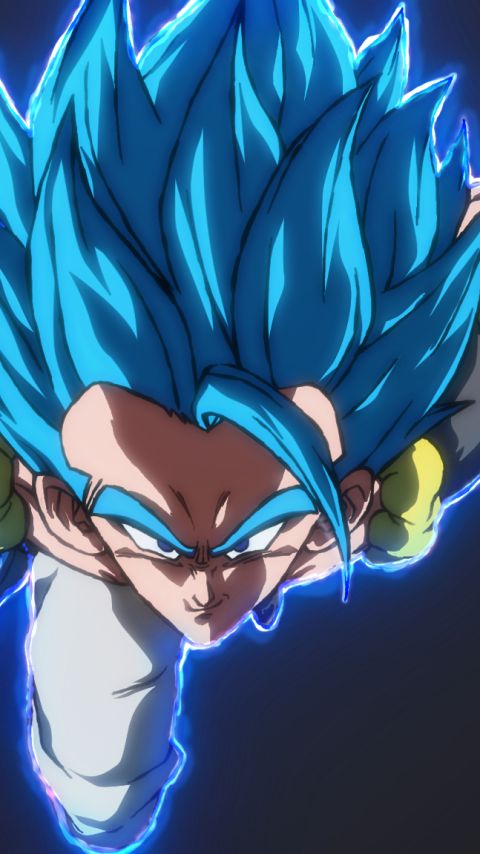 Download mobile wallpaper Anime, Gogeta (Dragon Ball), Super Saiyan Blue, Dragon Ball Super: Broly for free.